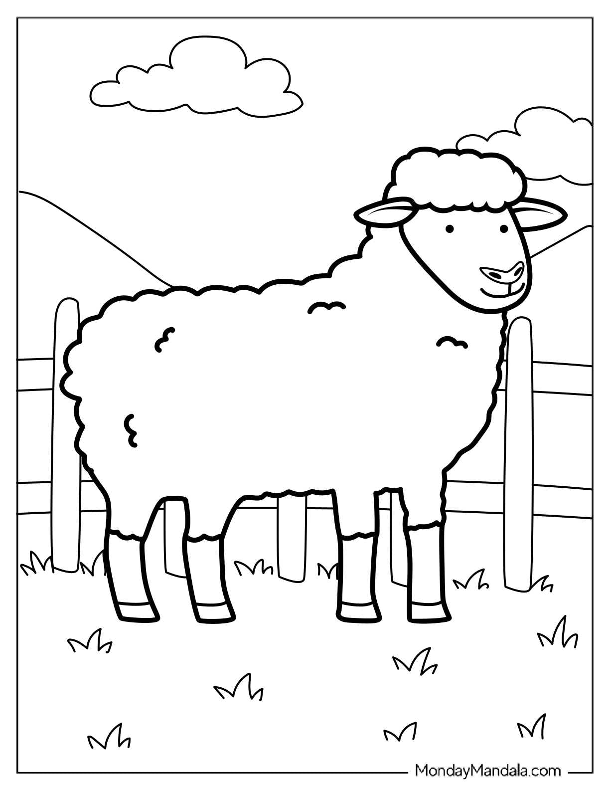 Animals Coloring Book | 20 Pages | A5 Size Individual sheets | 6 Months - 6 Years