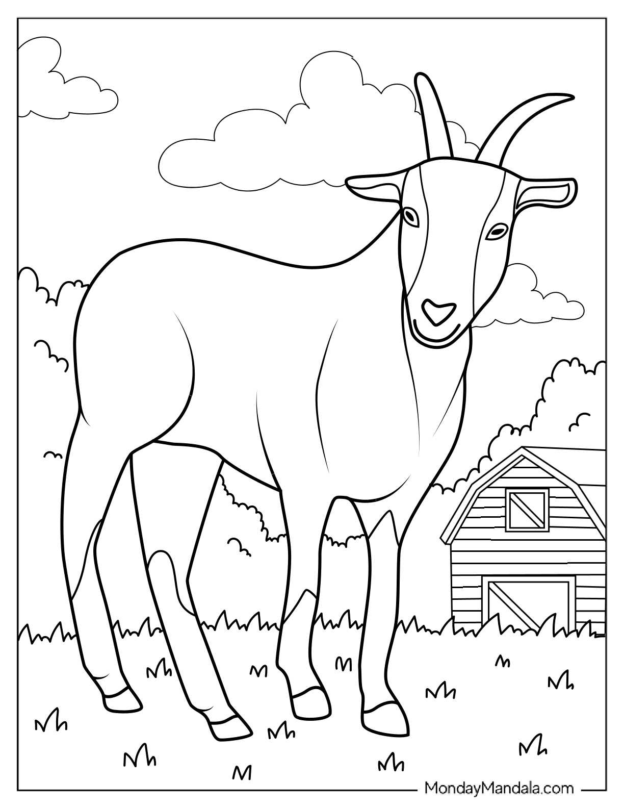 Animals Coloring Book | 20 Pages | A5 Size Individual sheets | 6 Months - 6 Years