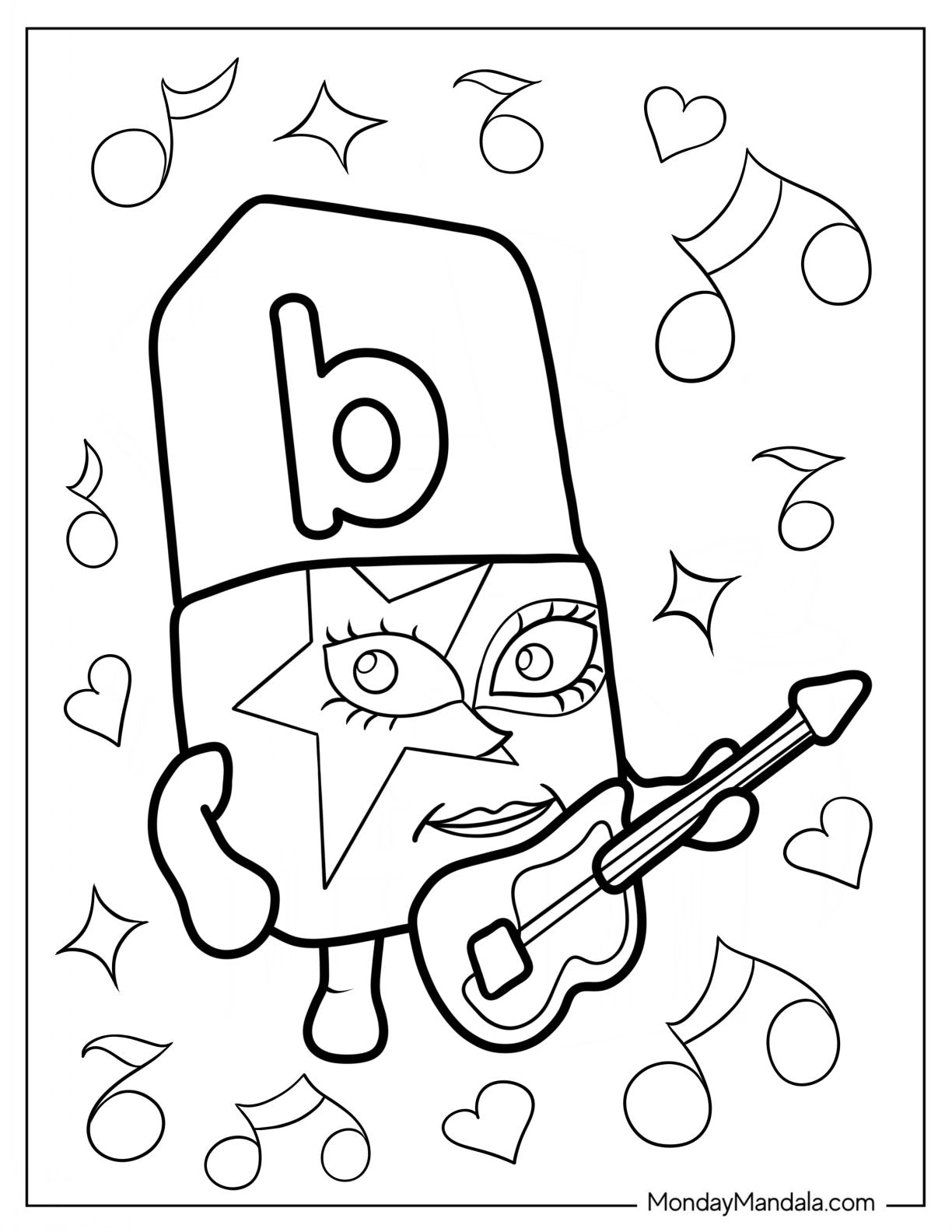Alphablocks Alphabet Coloring Book | 26 Pages | A5 Size Individual sheets | 6 Months - 6 Years