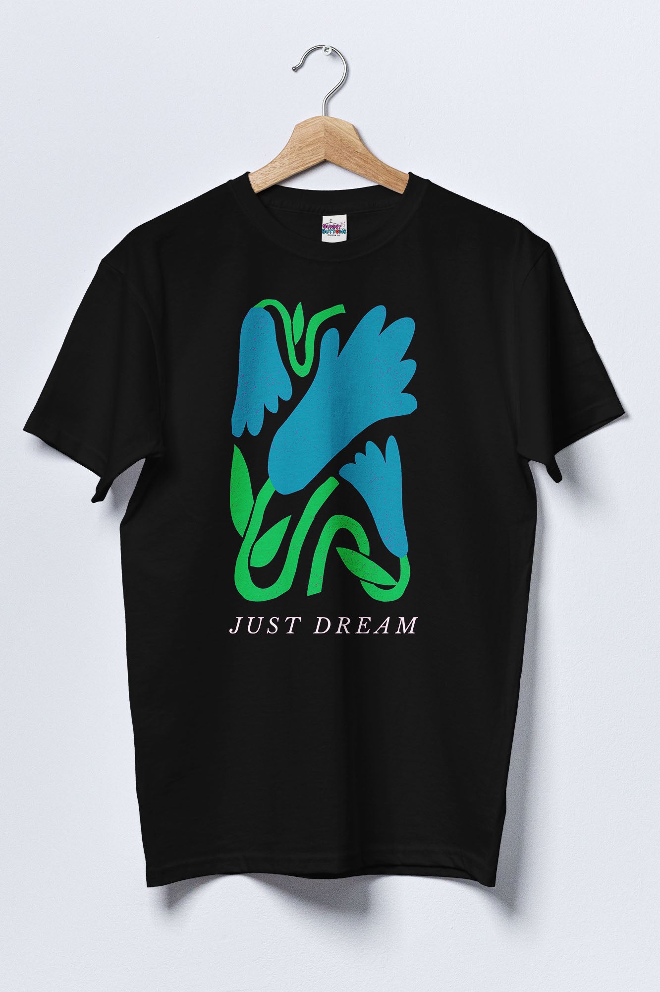 Women Cotton T-Shirt - Dream Tulips