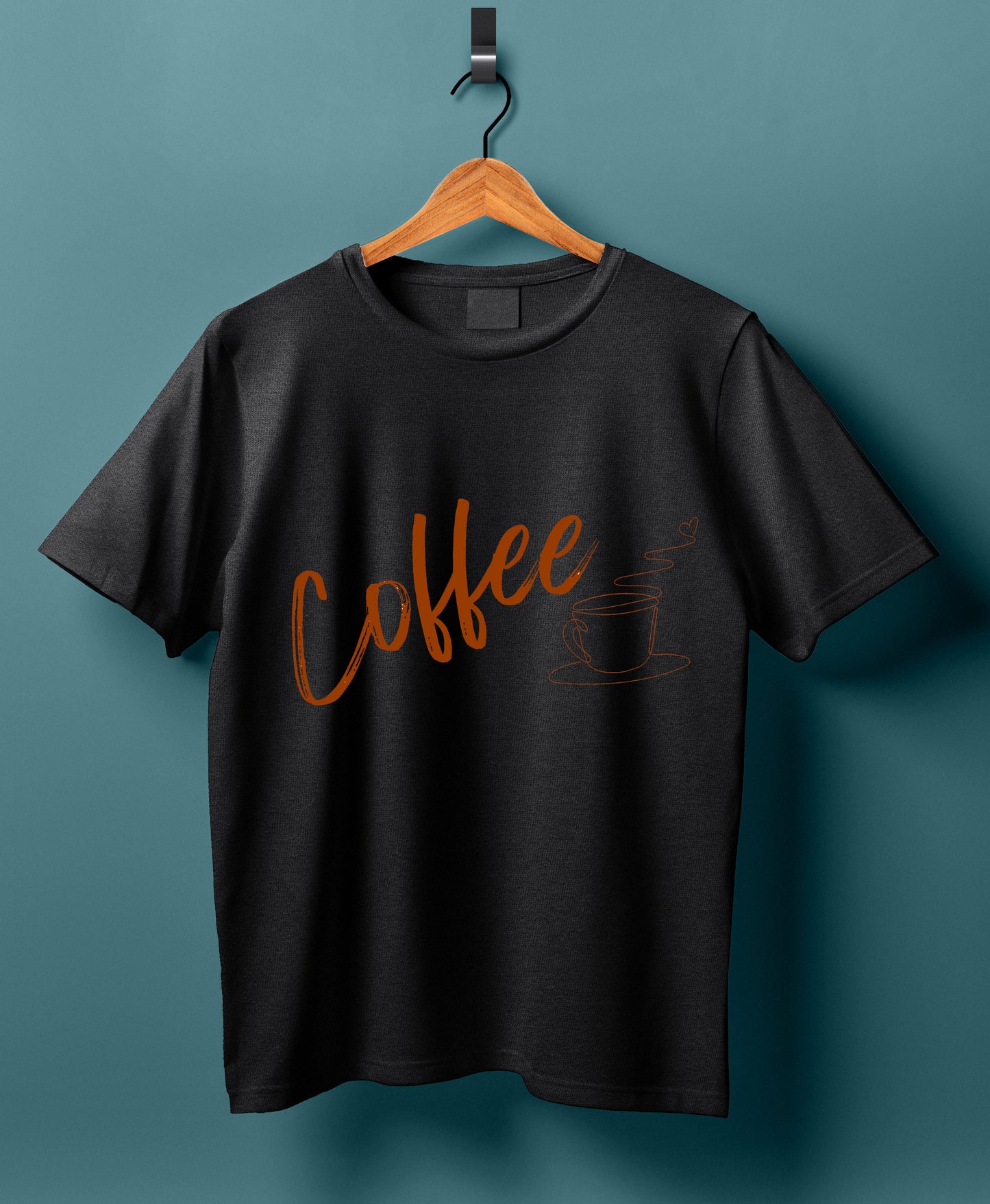 Women Cotton T-Shirt - Coffee