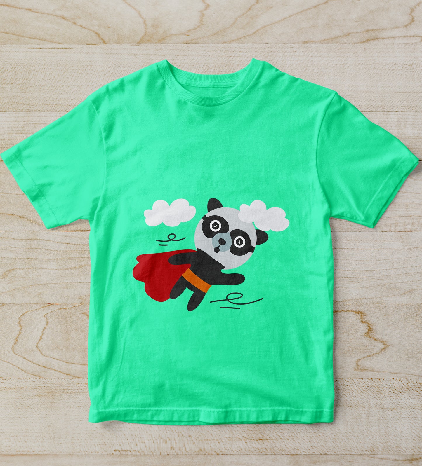 Kids T-Shirt - Superhero Panda (Unisex)