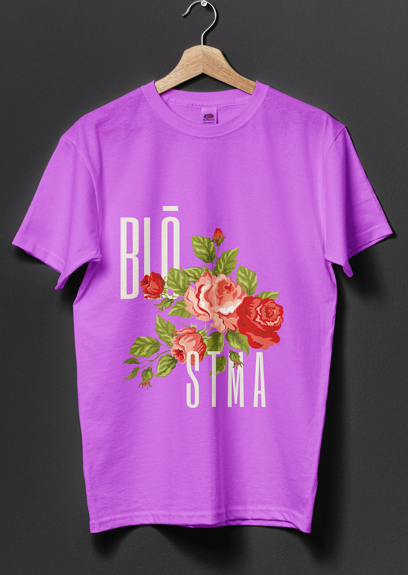 Women Cotton T-Shirt - Blostma Flower