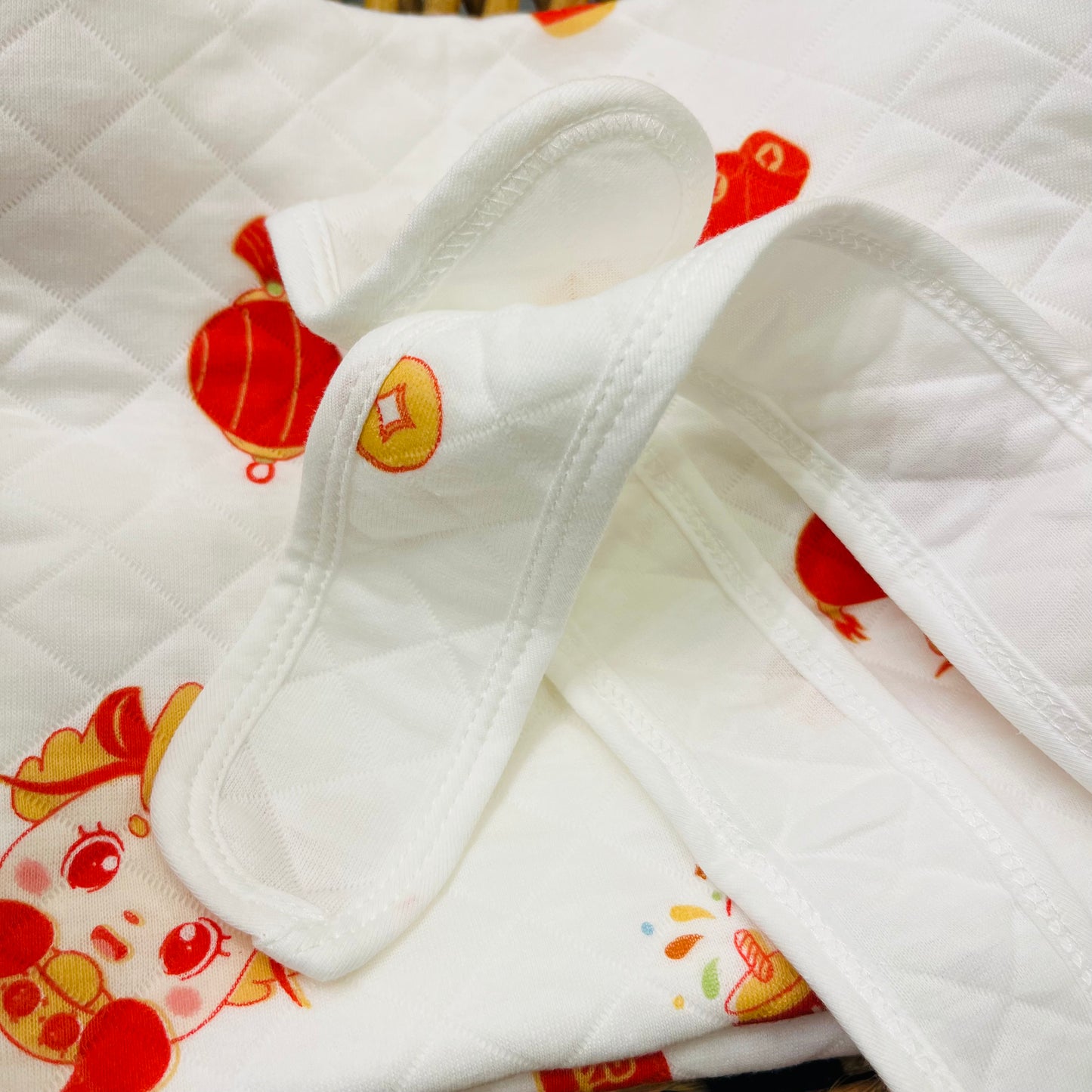 Eco - Muslin Cotton Hooded Blanket cum Towel | Miffy Bear & Japanese | (0 Months to 30 Months)