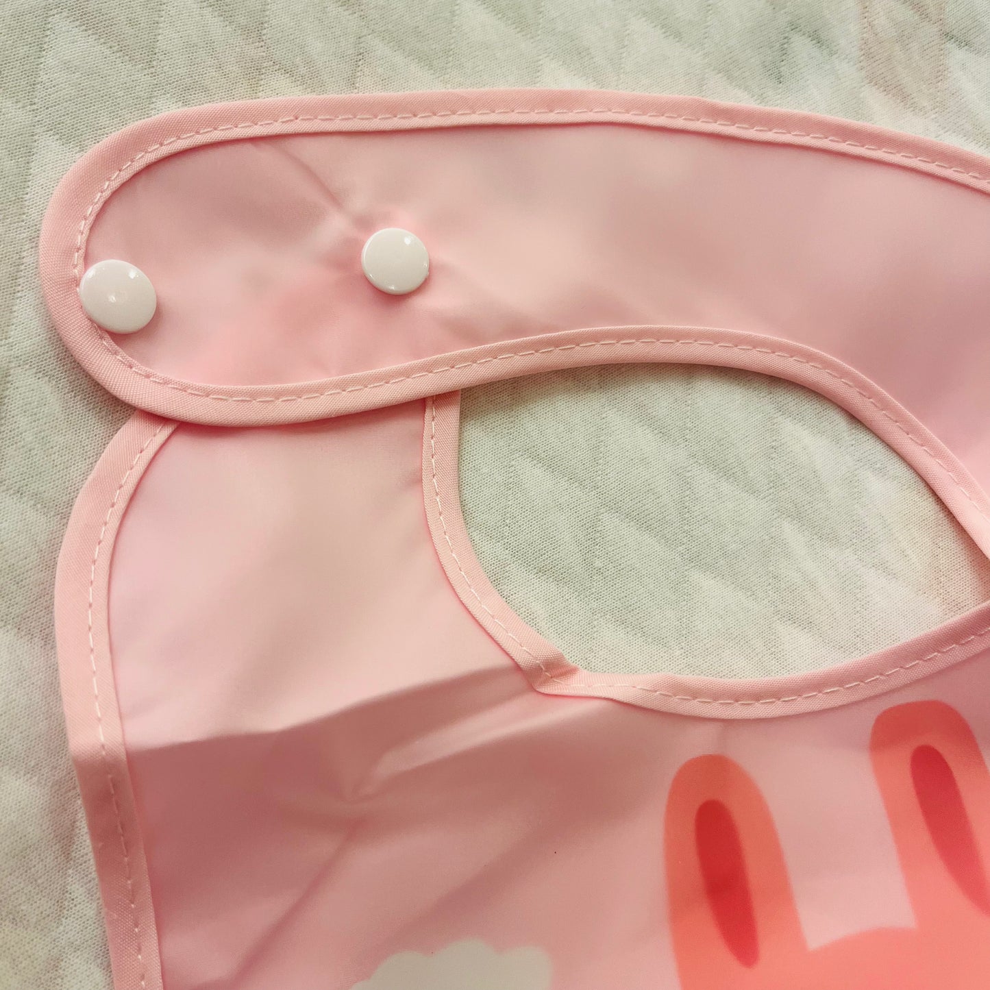 Cotton Washable Baby Bibs | With Spill Tray | Waterproof Layer | Easy wear Buttons
