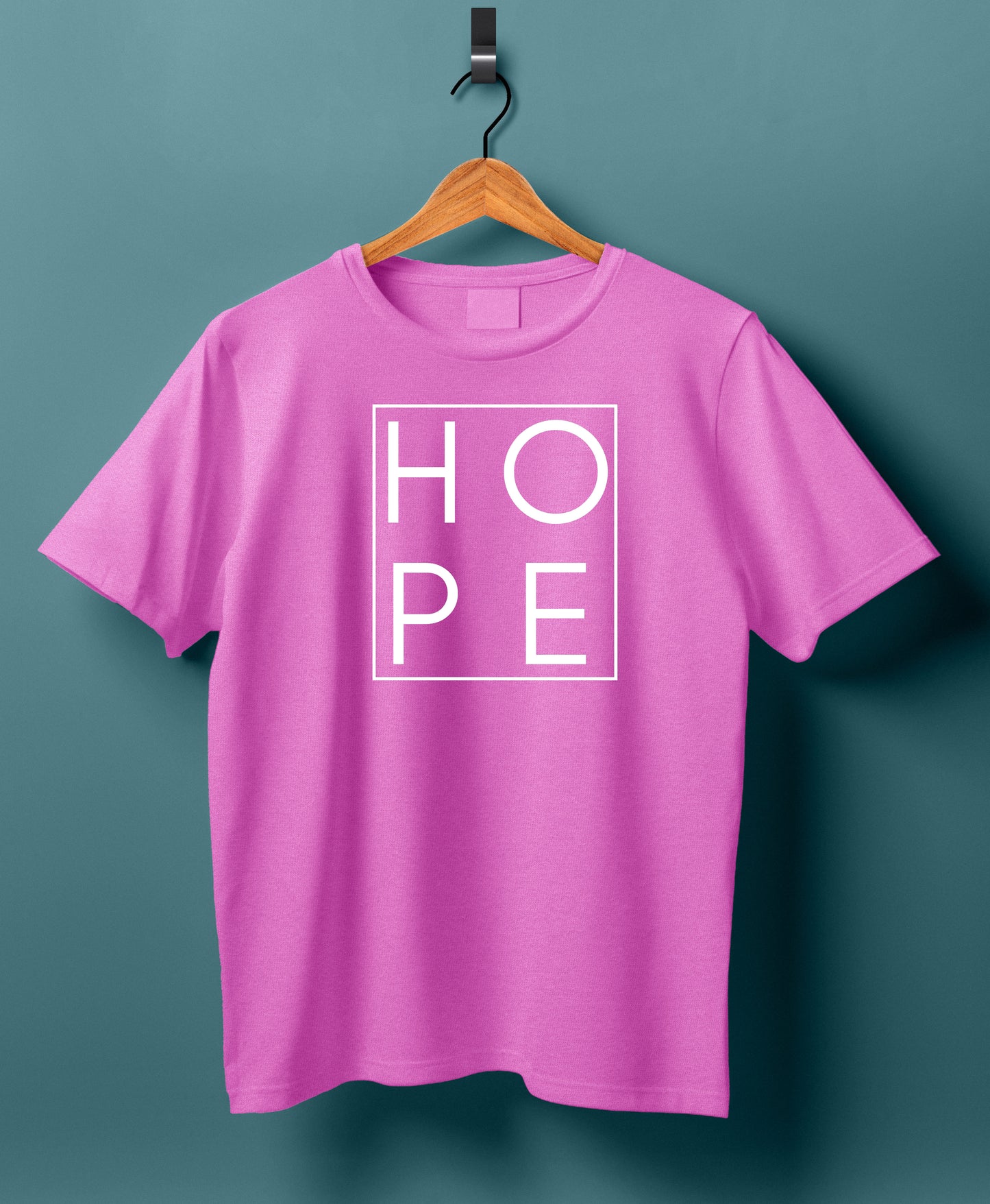 Women Cotton T-Shirt - H O P E