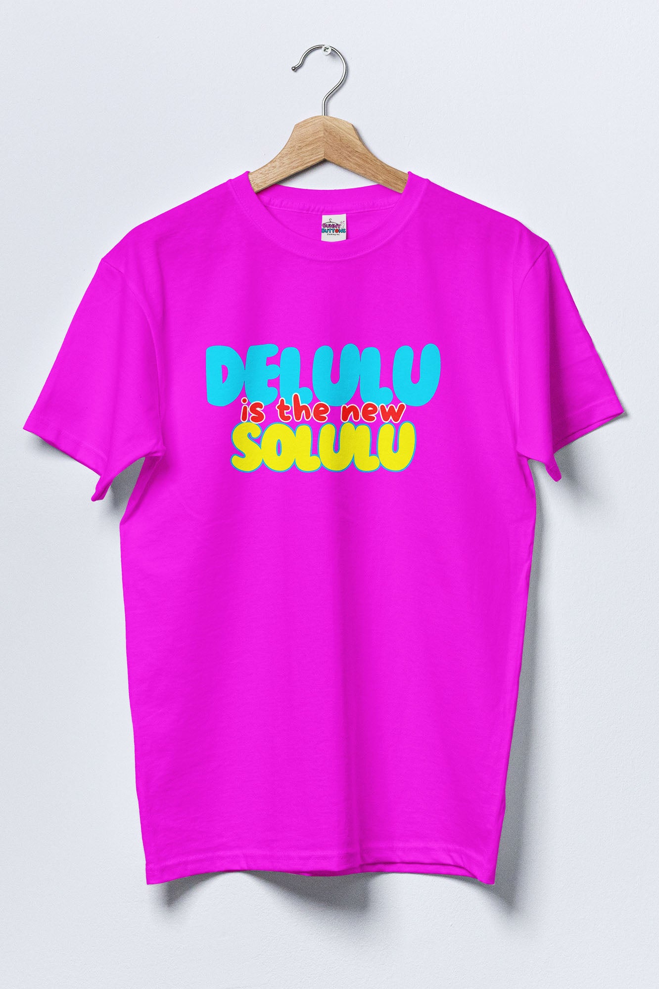 Women Cotton T-Shirt - Delulu Solulu