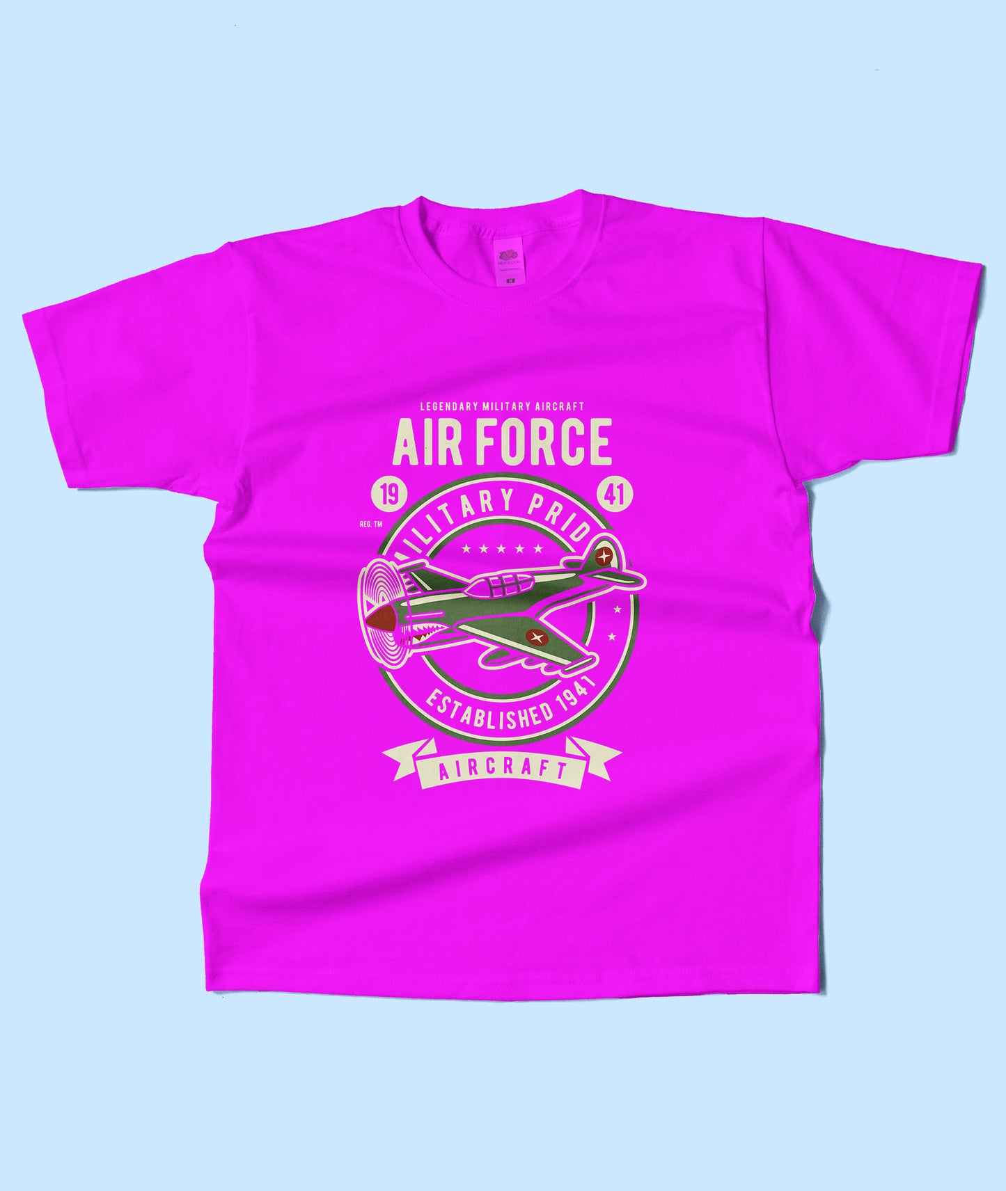 Kids T-Shirt - Airforce Plane (Unisex)