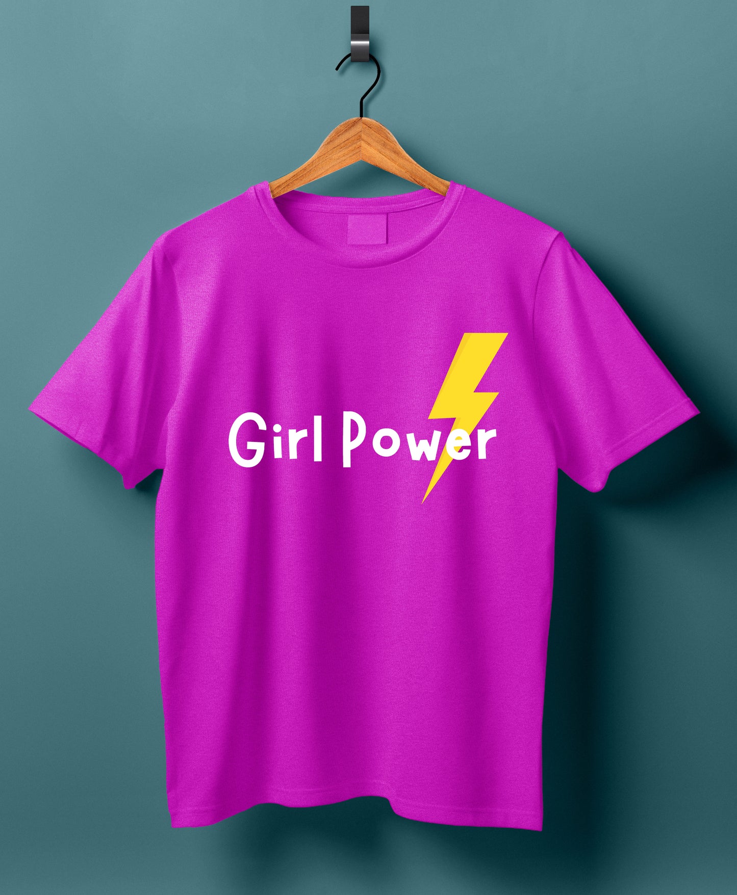 Women Cotton T-Shirt - Girl Power