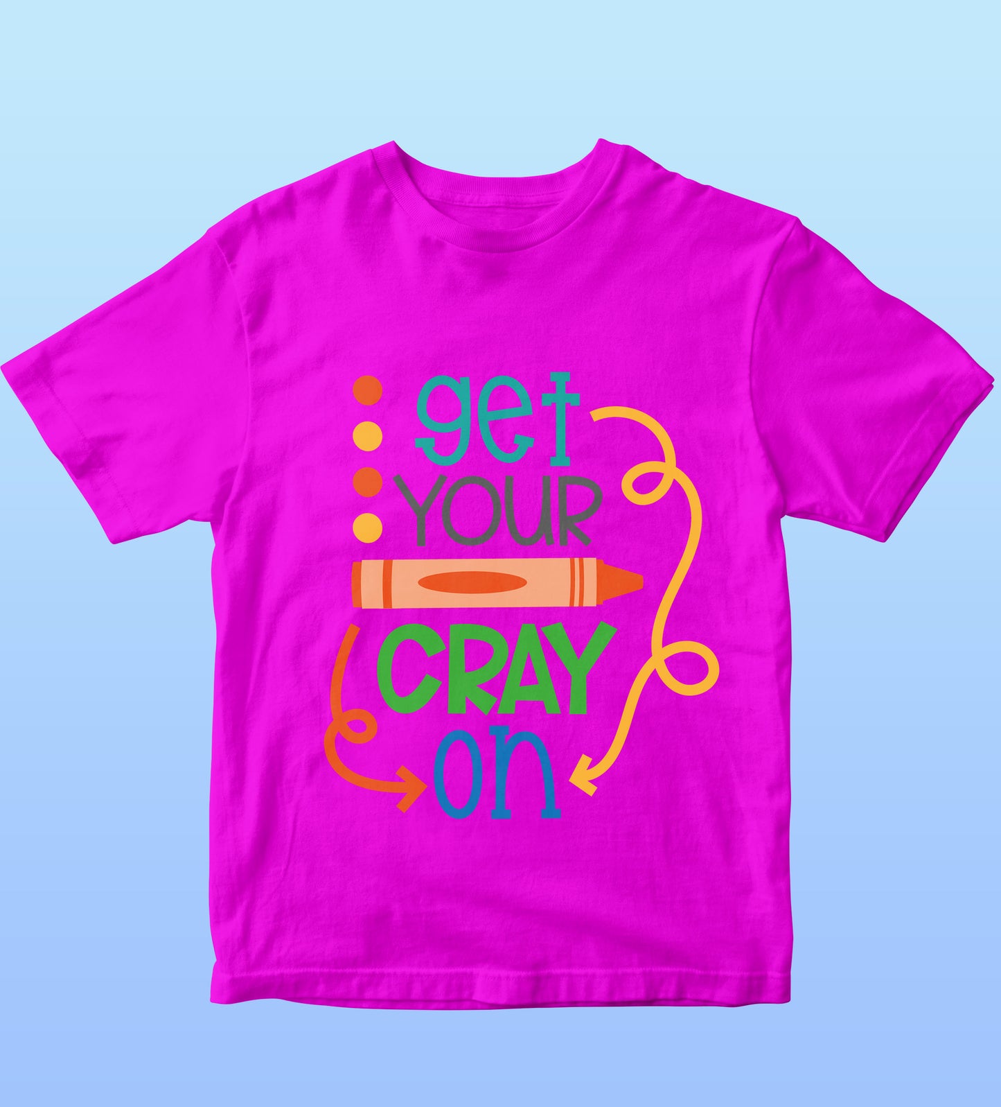Kids T-Shirt - Cray-on (Unisex)