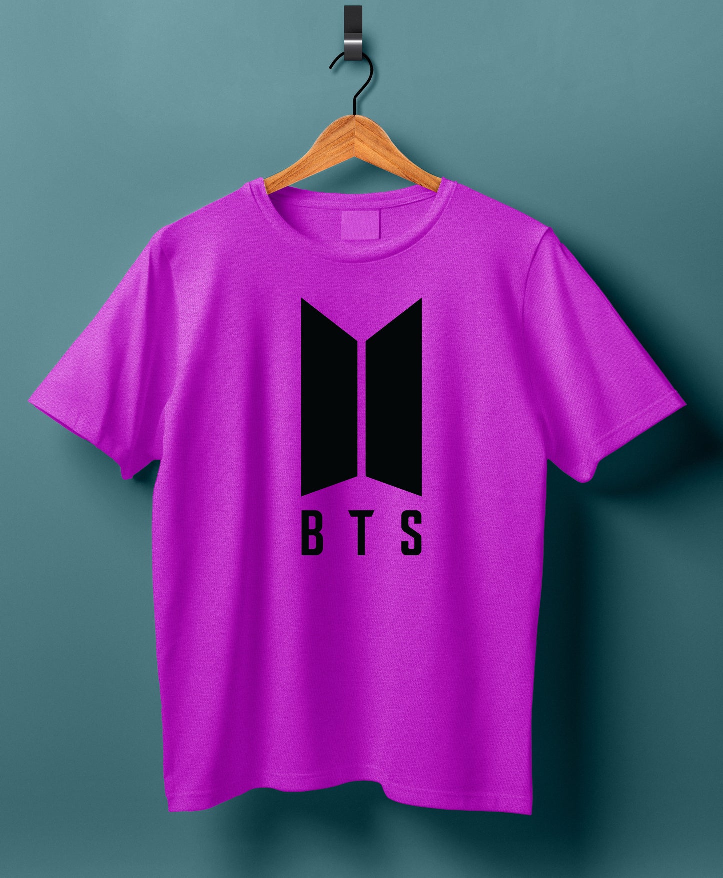 Women Cotton T-Shirt - BTS Logo