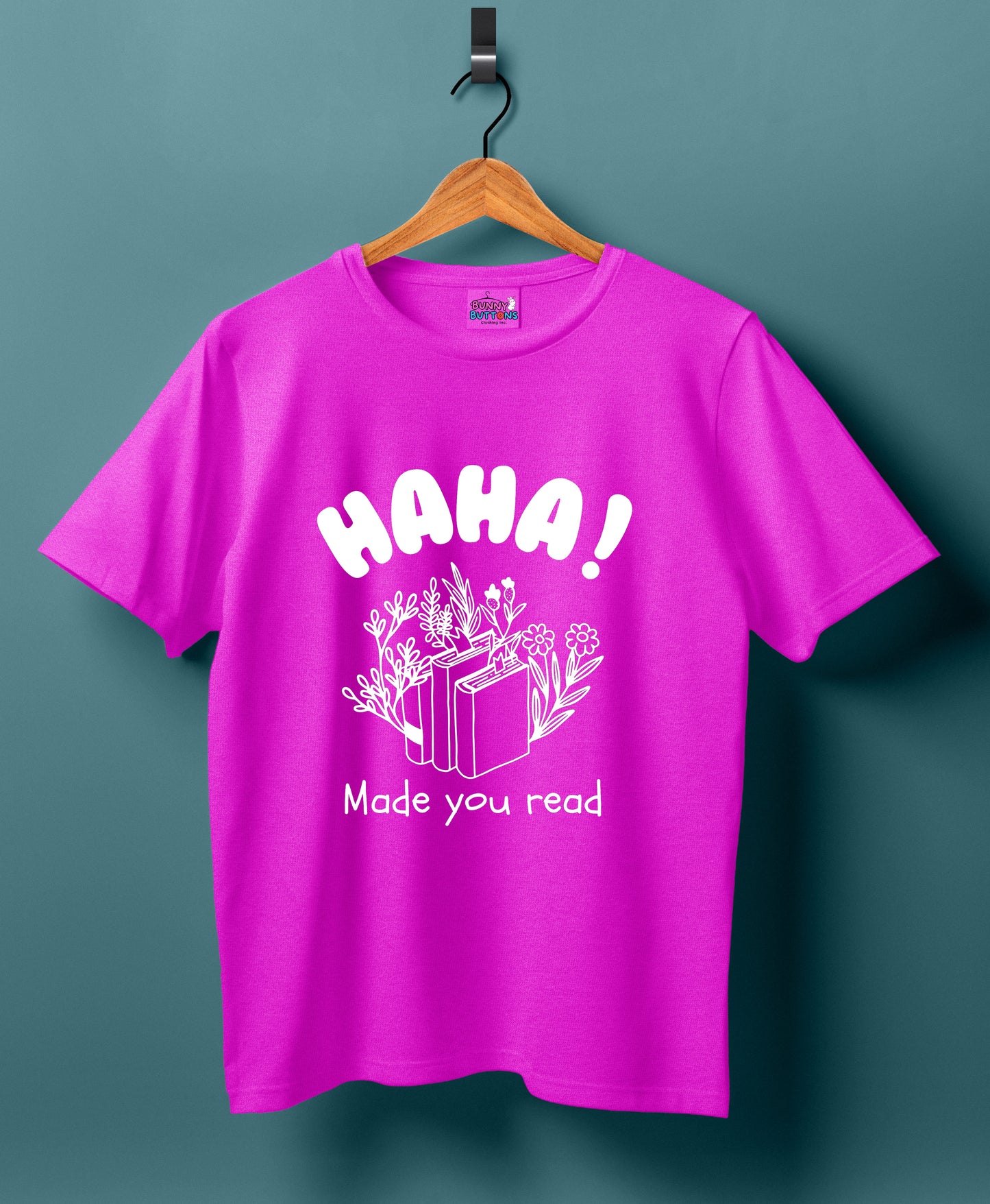 Women Cotton T-Shirt - Made you read