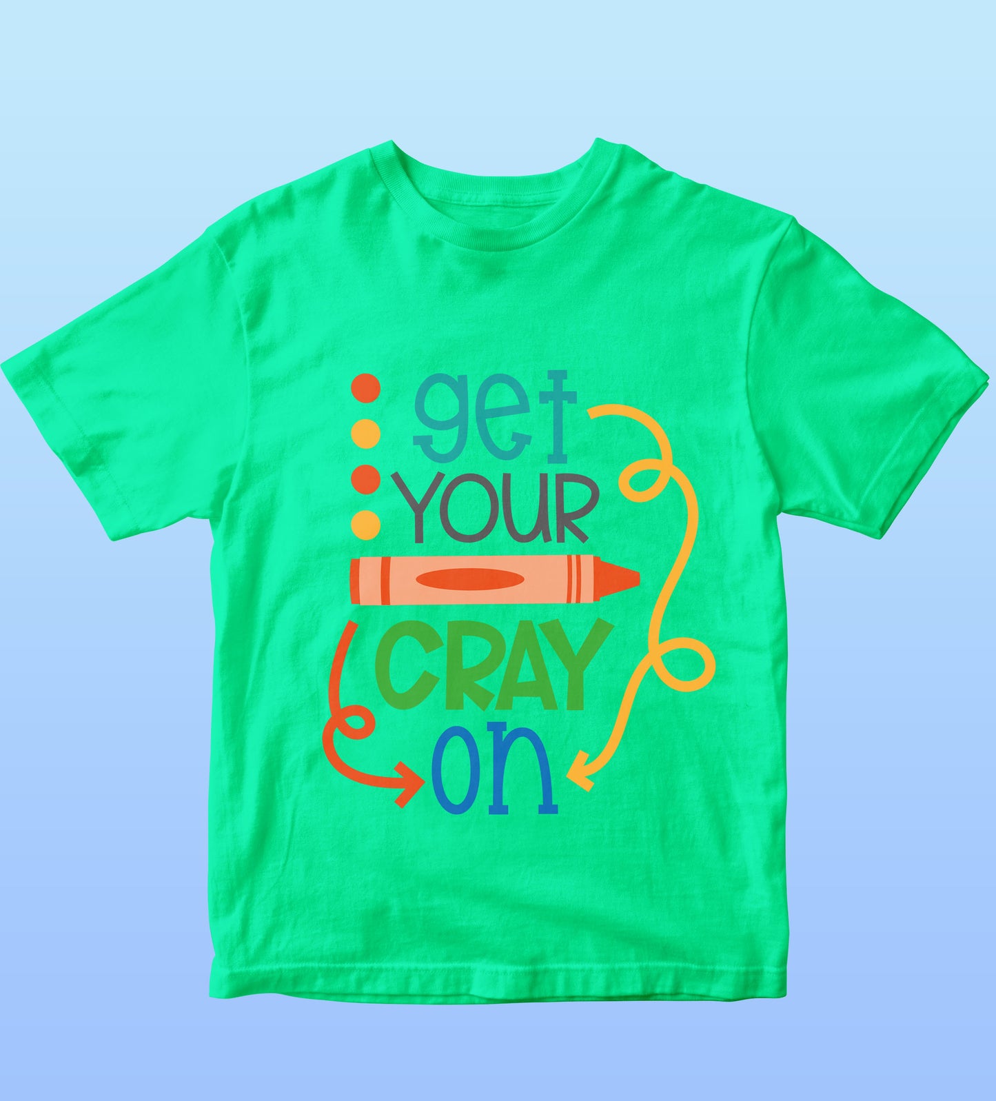 Kids T-Shirt - Cray-on (Unisex)