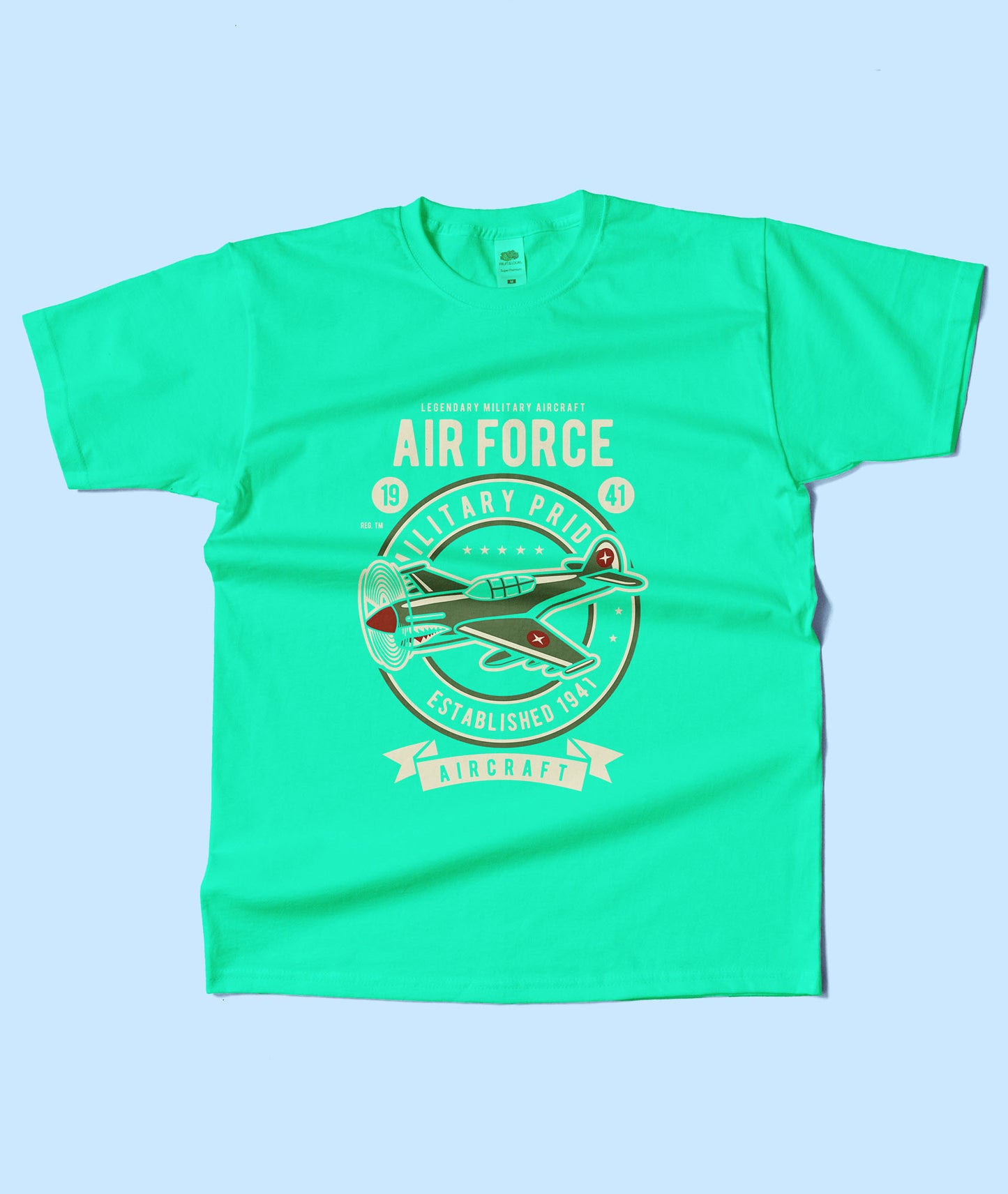 Kids T-Shirt - Airforce Plane (Unisex)