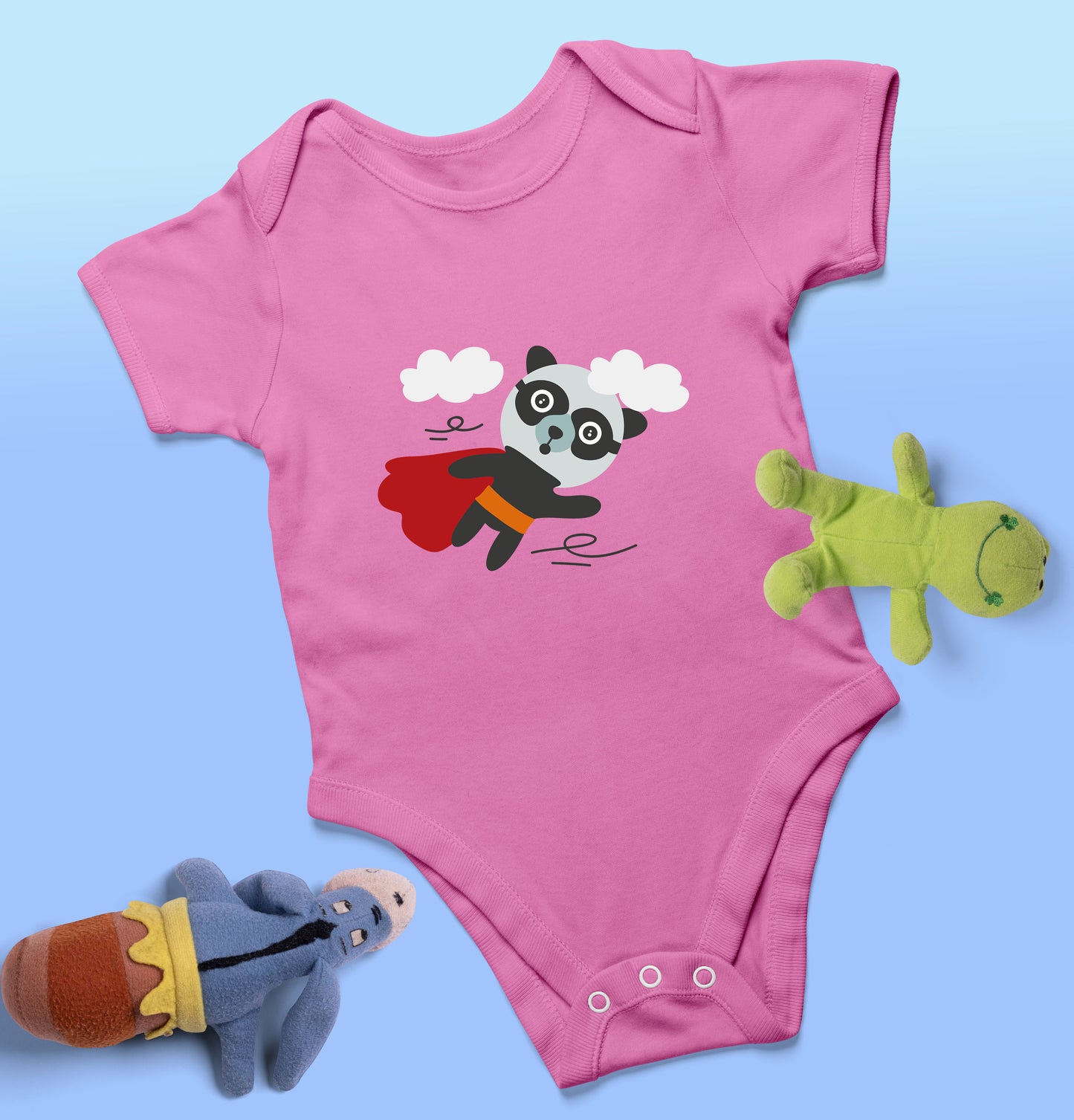 Infant Romper (0-12 months) Unisex - Superhero Panda