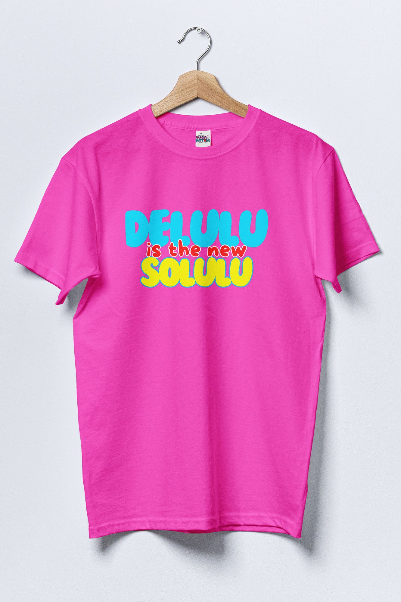 Women Cotton T-Shirt - Delulu Solulu