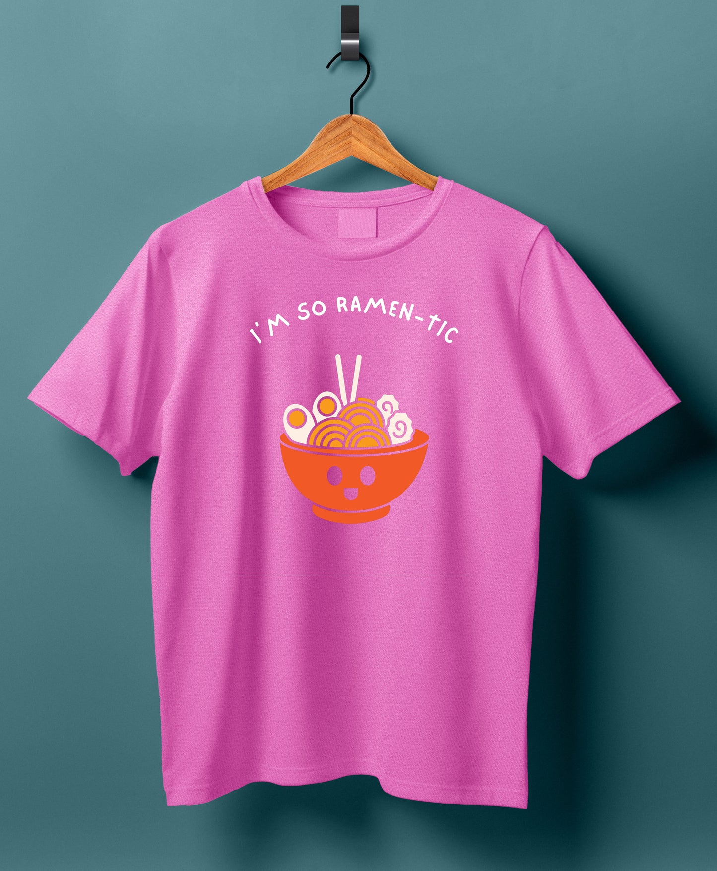 Women Cotton T-Shirt - Ramen-tic