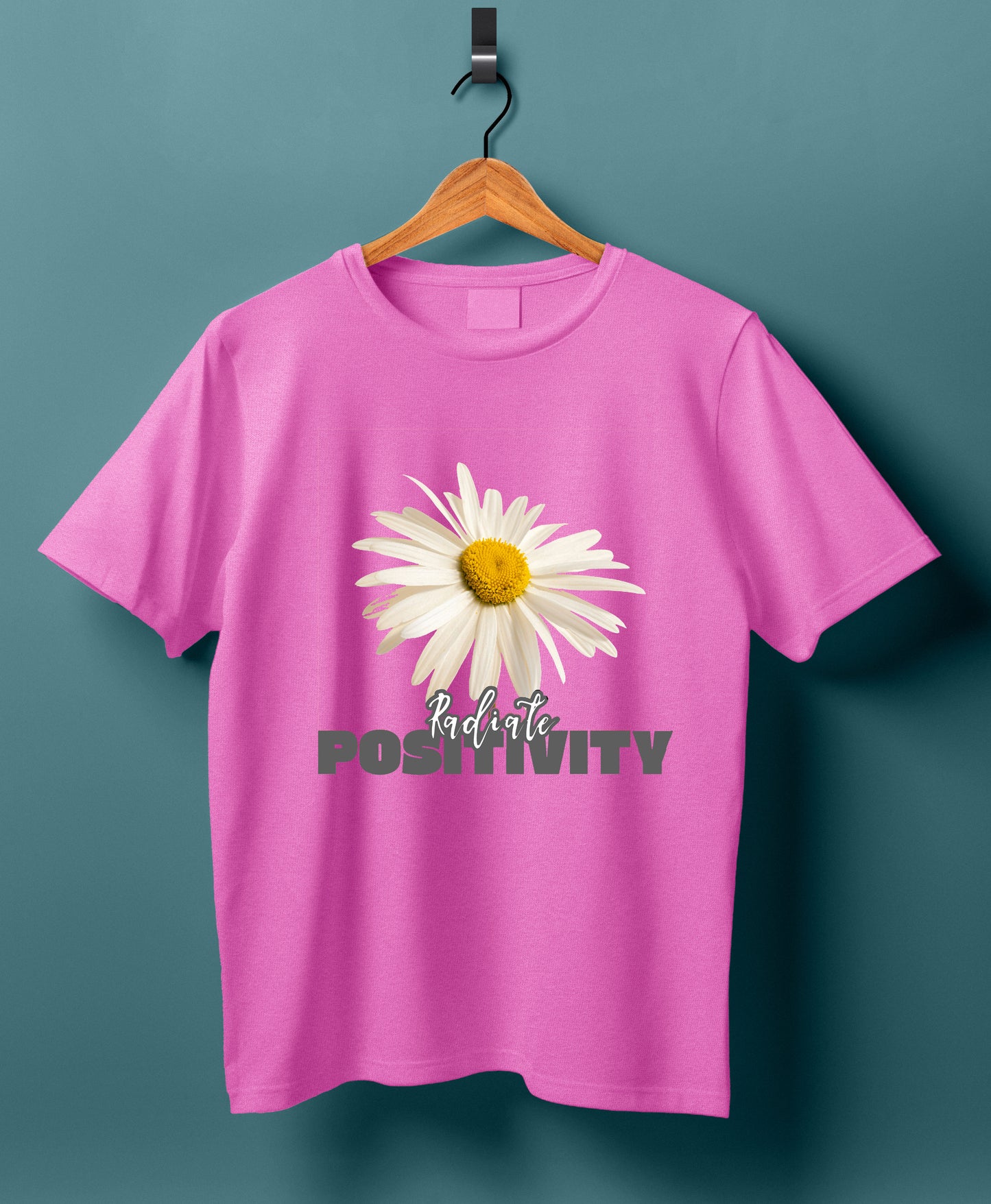 Women Cotton T-Shirt - Radiate Positivity