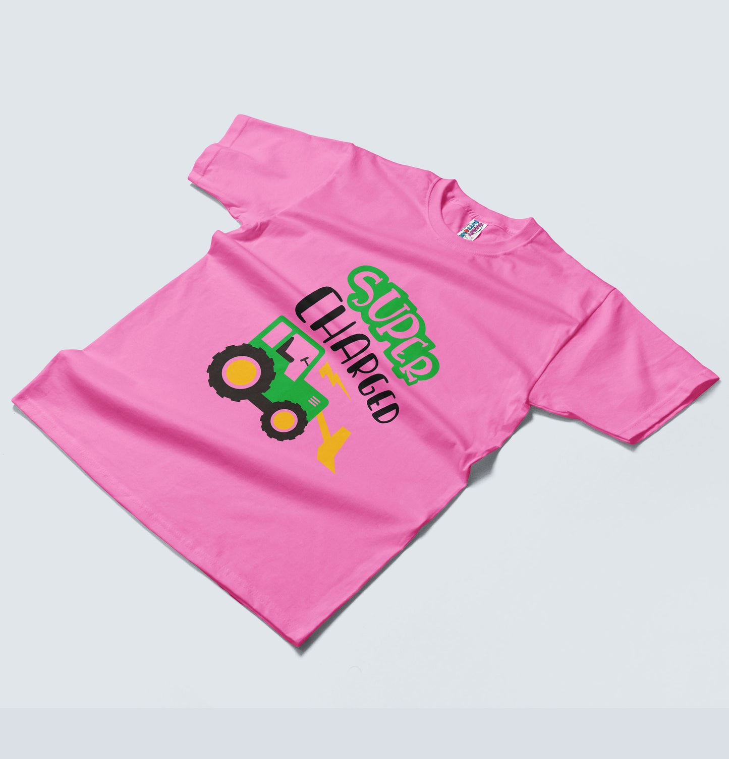 Kids T-Shirt - Charged Tractor (Unisex)