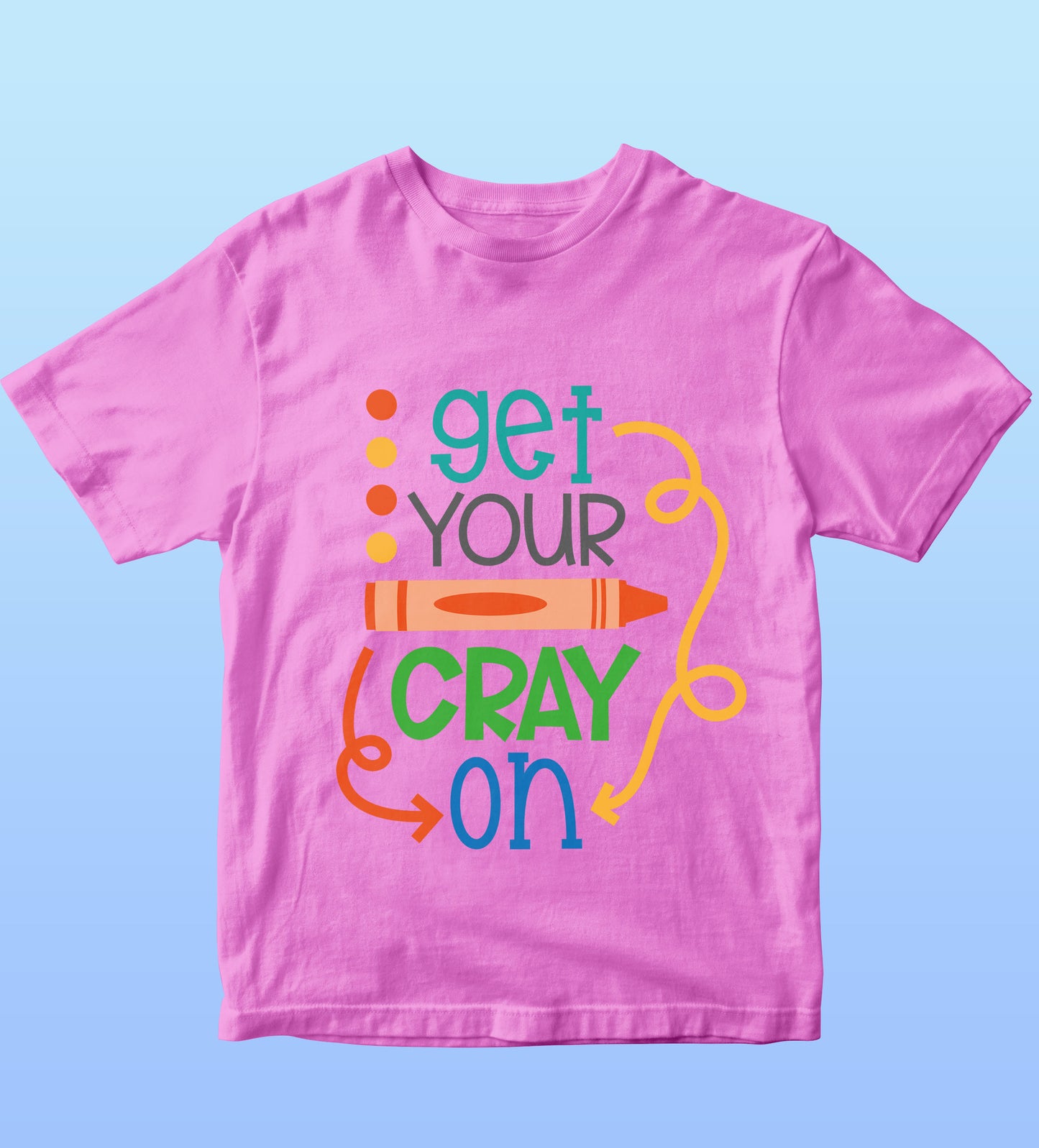 Kids T-Shirt - Cray-on (Unisex)