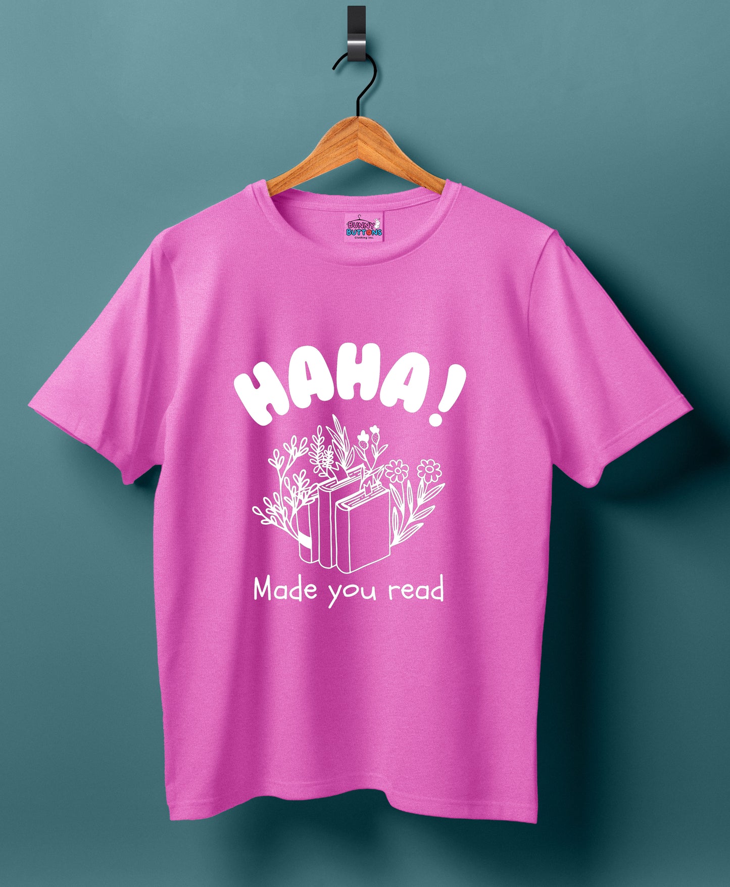 Women Cotton T-Shirt - Made you read