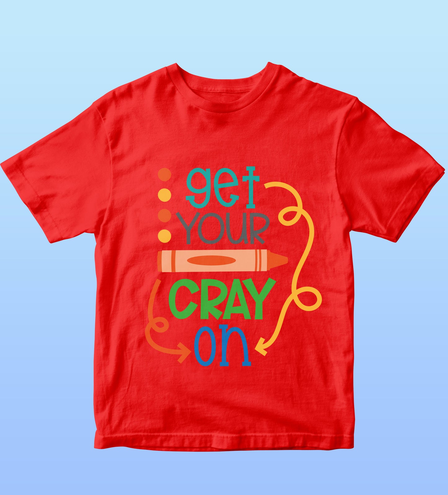 Kids T-Shirt - Cray-on (Unisex)