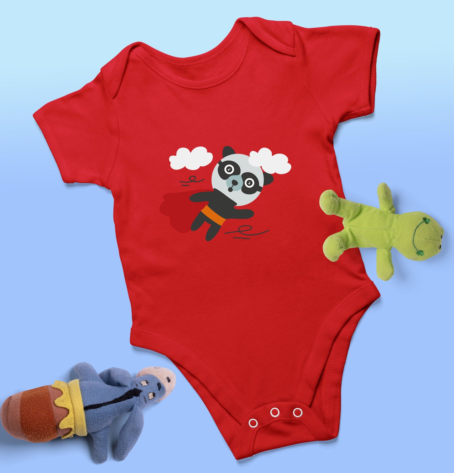 Infant Romper (0-12 months) Unisex - Superhero Panda