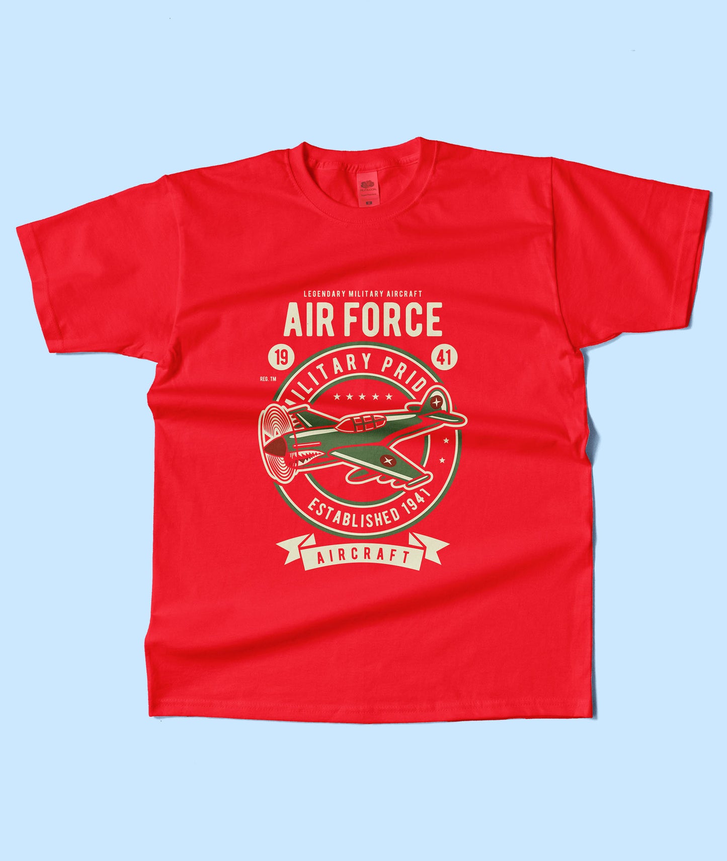 Kids T-Shirt - Airforce Plane (Unisex)