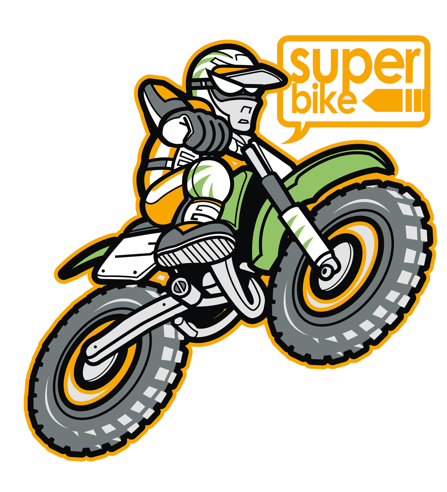 Kids T-Shirt - Motorbike offroad (Unisex)