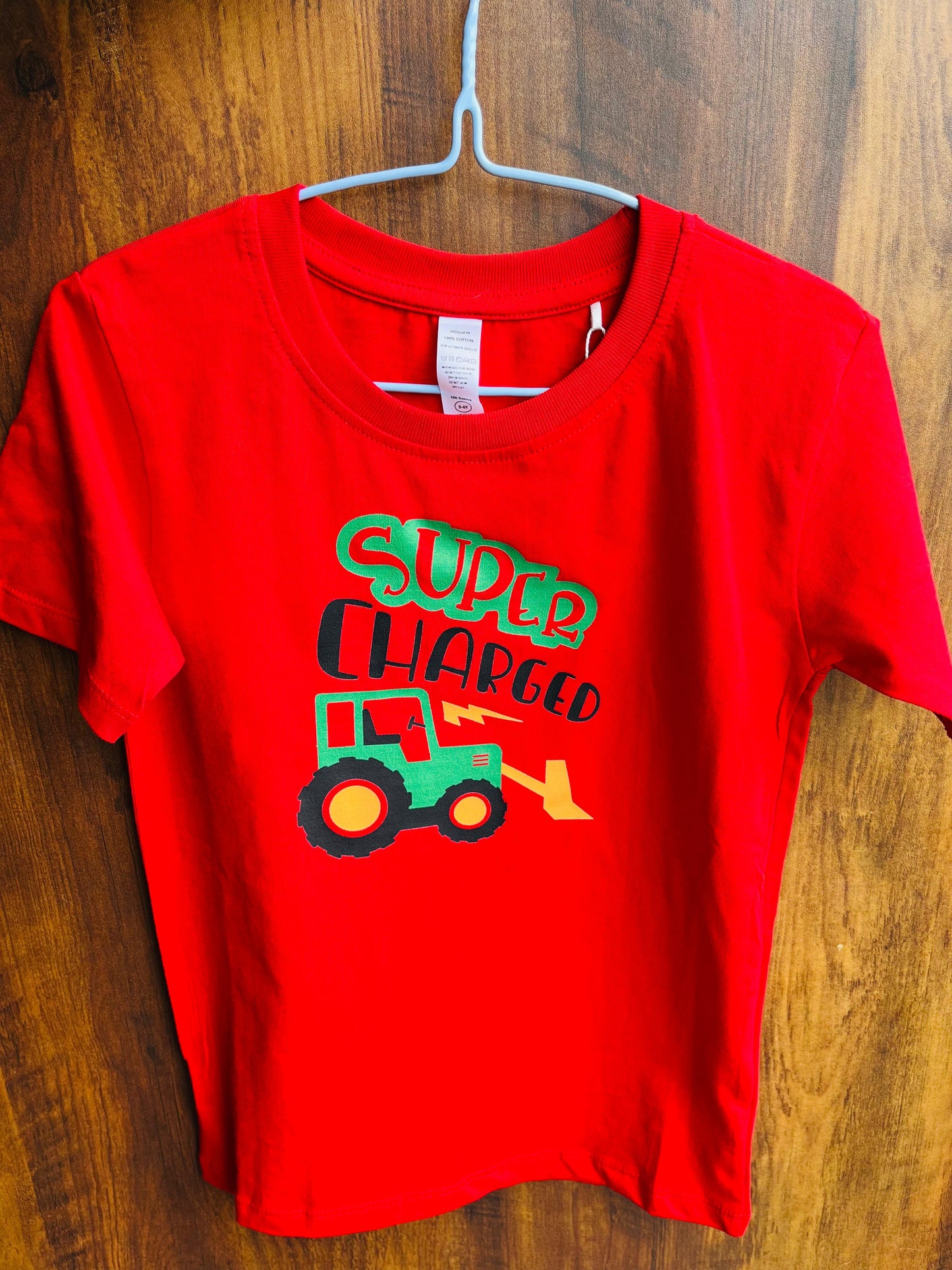 Kids T-Shirt - Charged Tractor (Unisex)