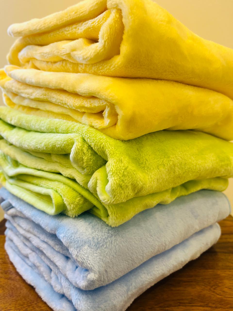 Light Green Soft Towel/Blanket - Premium | Soft | Cozy | Skin-Friendly | (0 Months to 30 Months)