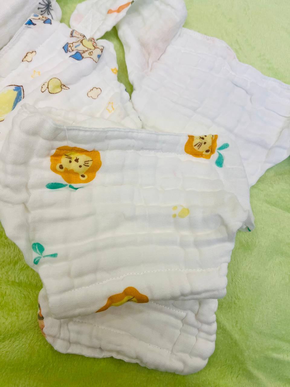 Muslin Langots | Organic Muslin | Velcro | Multi-Layered, Crinkled