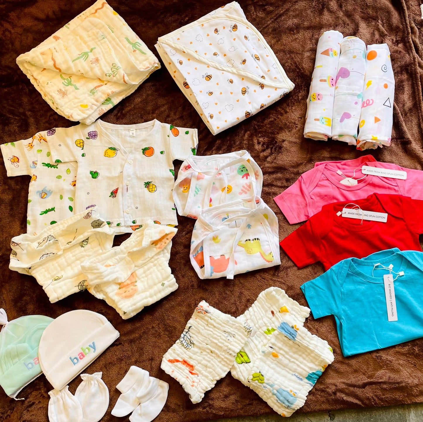 New Born Kit | Muslin Cotton | 20 Items