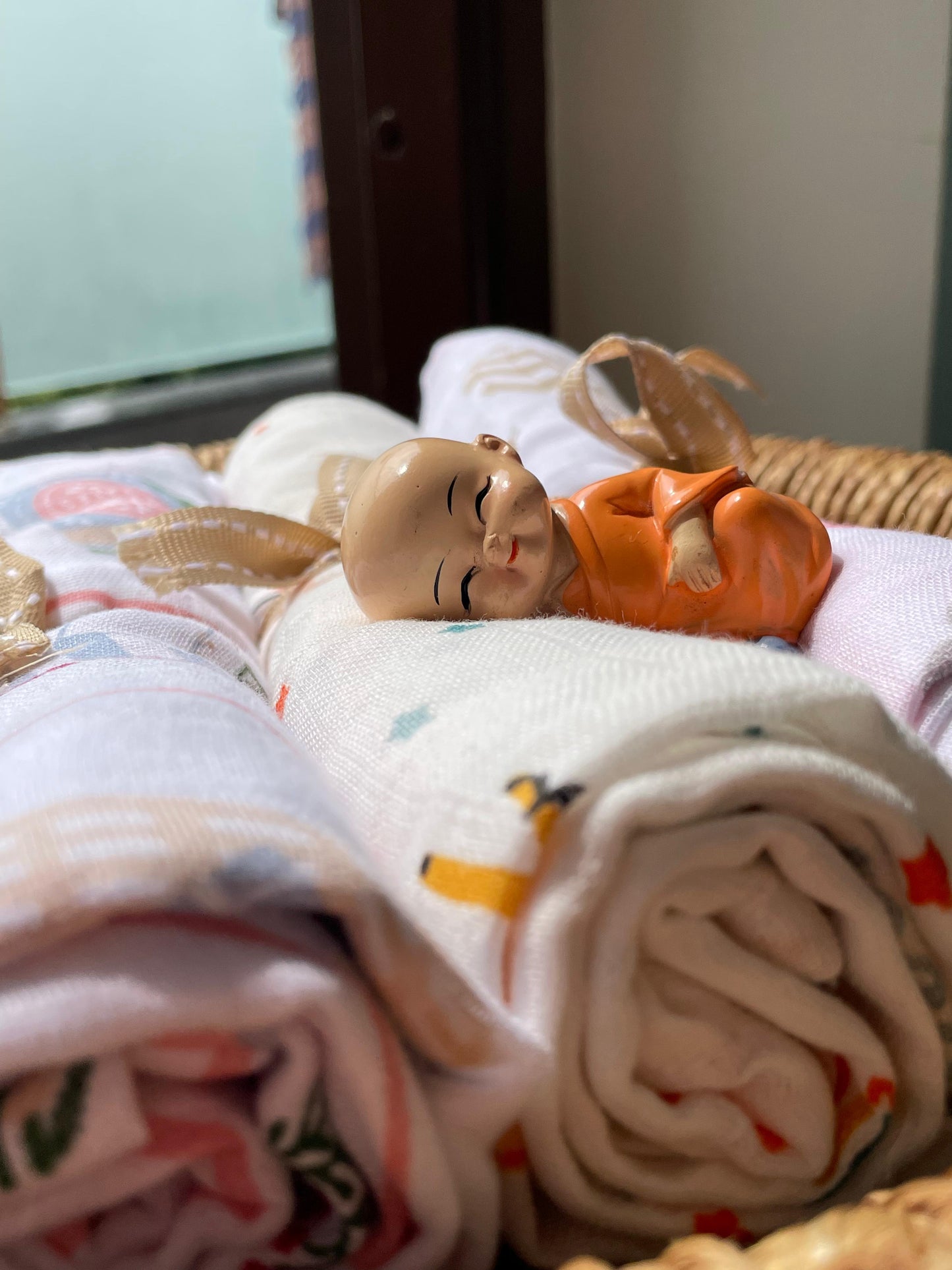Organic Muslin Cotton Baby Swaddle cum Towel | 70 x 150 Cms | Parachute
