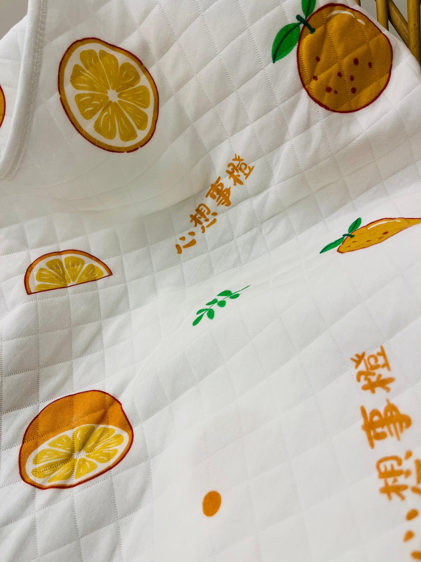 Eco - Muslin Cotton Hooded Blanket cum Towel | Cute Orange | (0 Months to 30 Months)