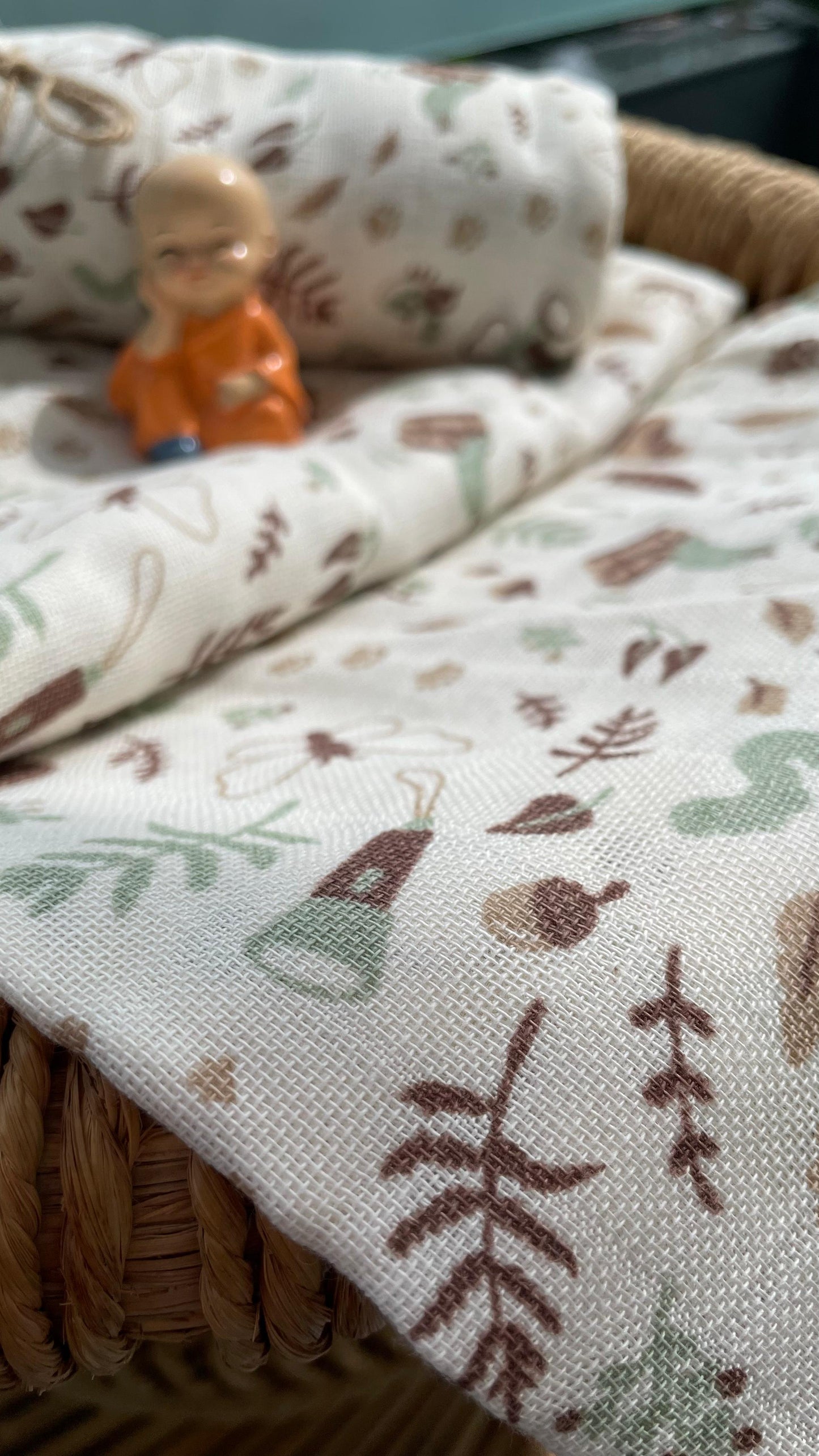 Premium Muslin Cotton Baby Swaddle cum Towel | 90 x 150 Cms | Little Apricots