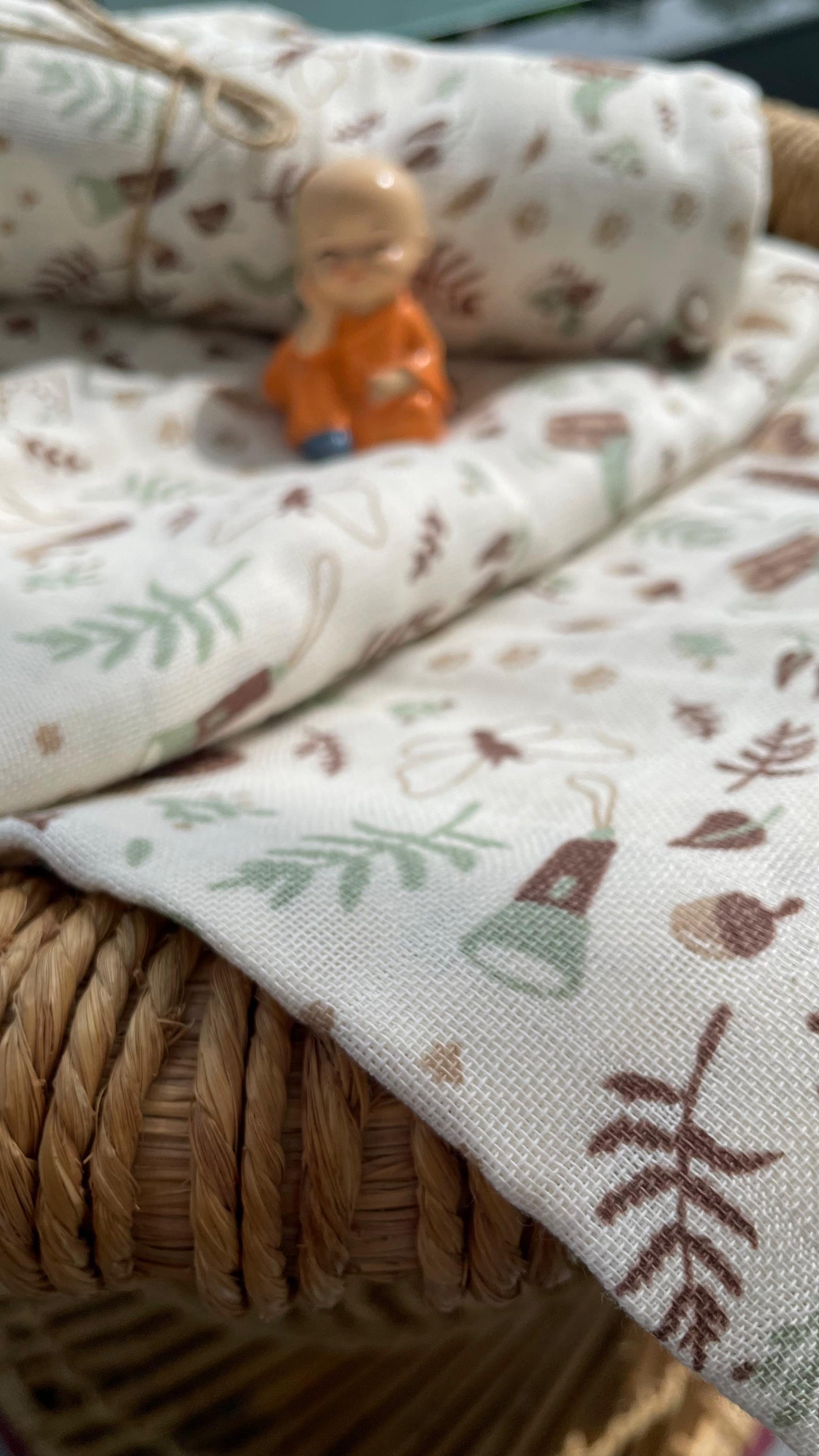 Premium Muslin Cotton Baby Swaddle cum Towel | 90 x 150 Cms | Little Apricots