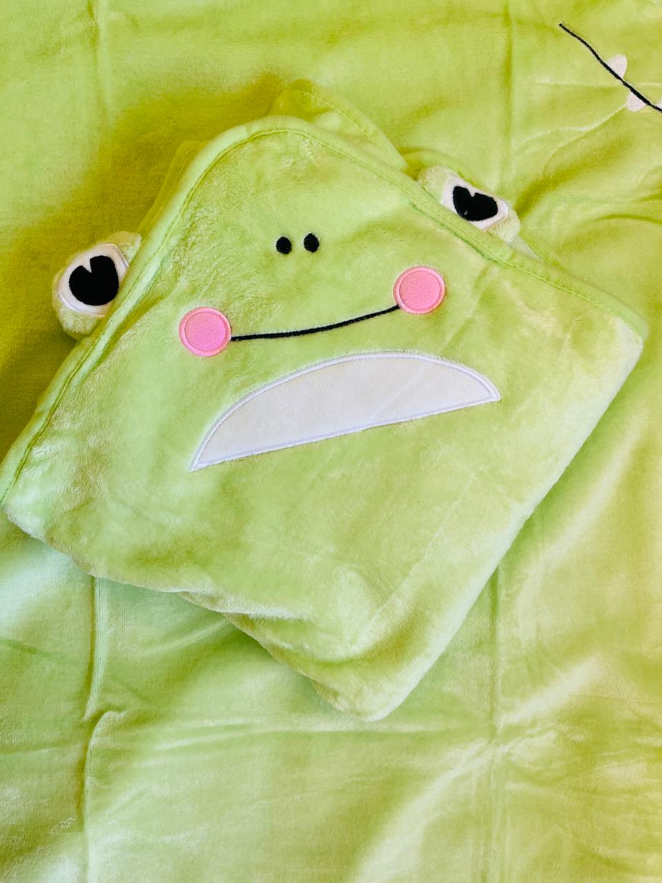 Light Green Soft Towel/Blanket - Premium | Soft | Cozy | Skin-Friendly | (0 Months to 30 Months)
