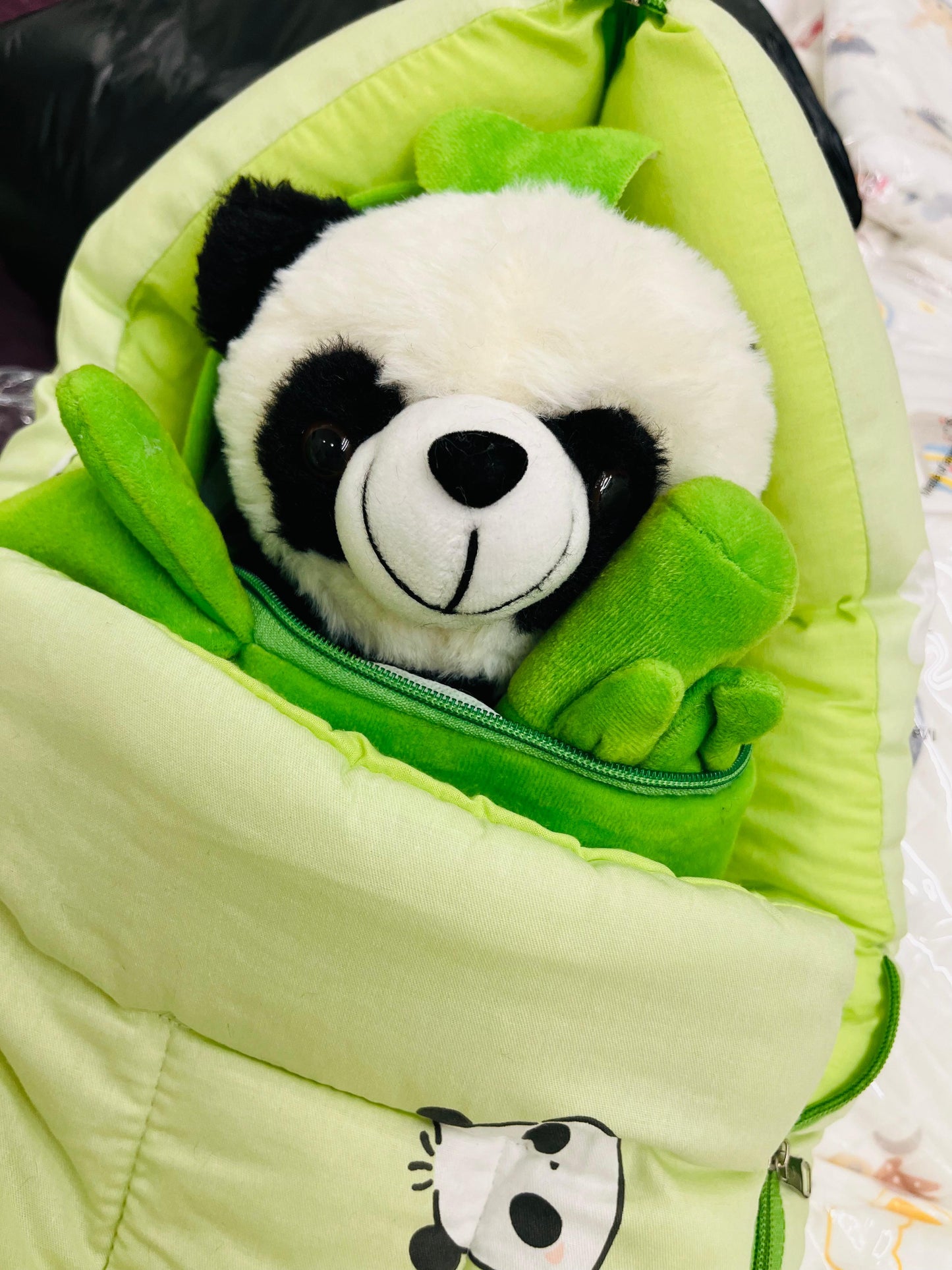 Baby Panda Plush Toy | Comes with Zip Bag