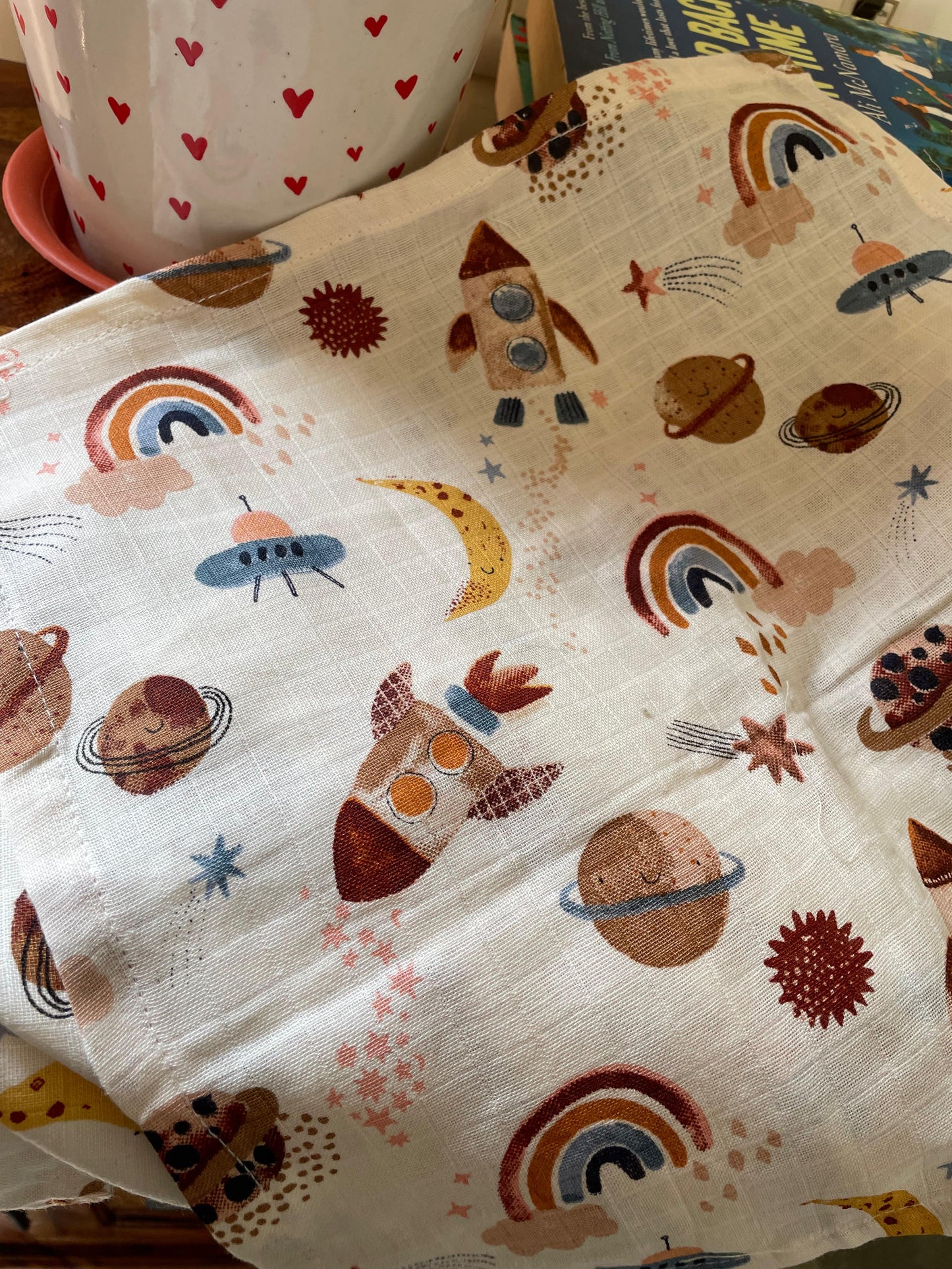 Organic Muslin Cotton Baby Towel | Small | 40 x 40 Cms | Set of 4