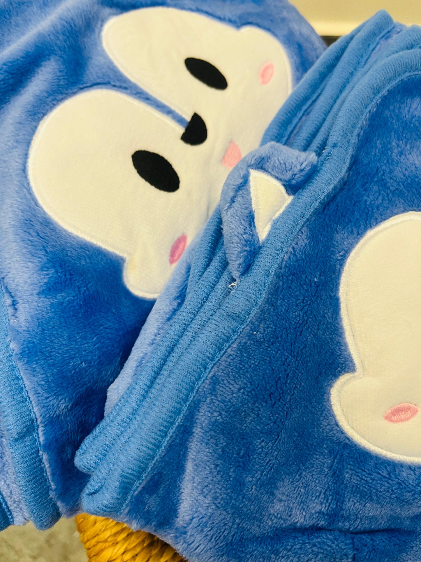 Blue Soft Towel/Blanket - Premium | Soft | Cozy | Skin-Friendly | (0 Months to 30 Months)