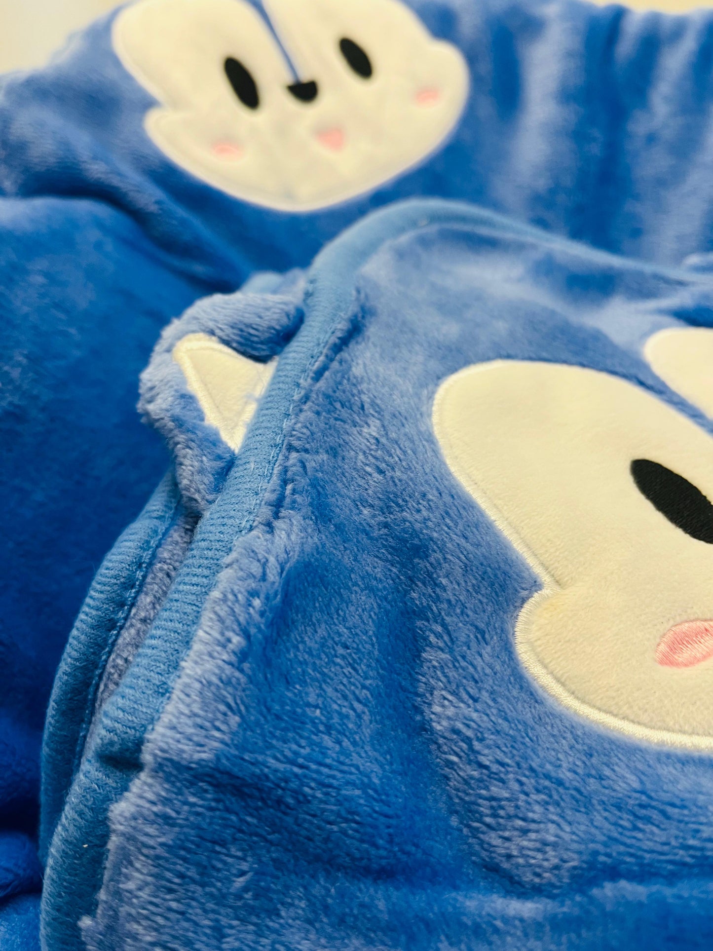 Blue Soft Towel/Blanket - Premium | Soft | Cozy | Skin-Friendly | (0 Months to 30 Months)