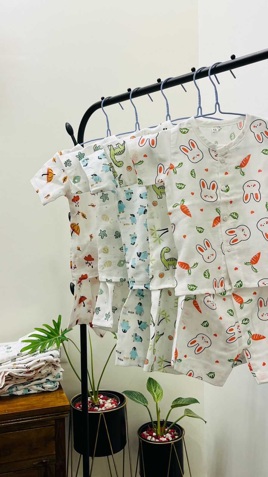 Pure Muslin Co-Ord Set | 6 Months - 24 Months | Pure Muslin | Starfish & Boats | Unisex