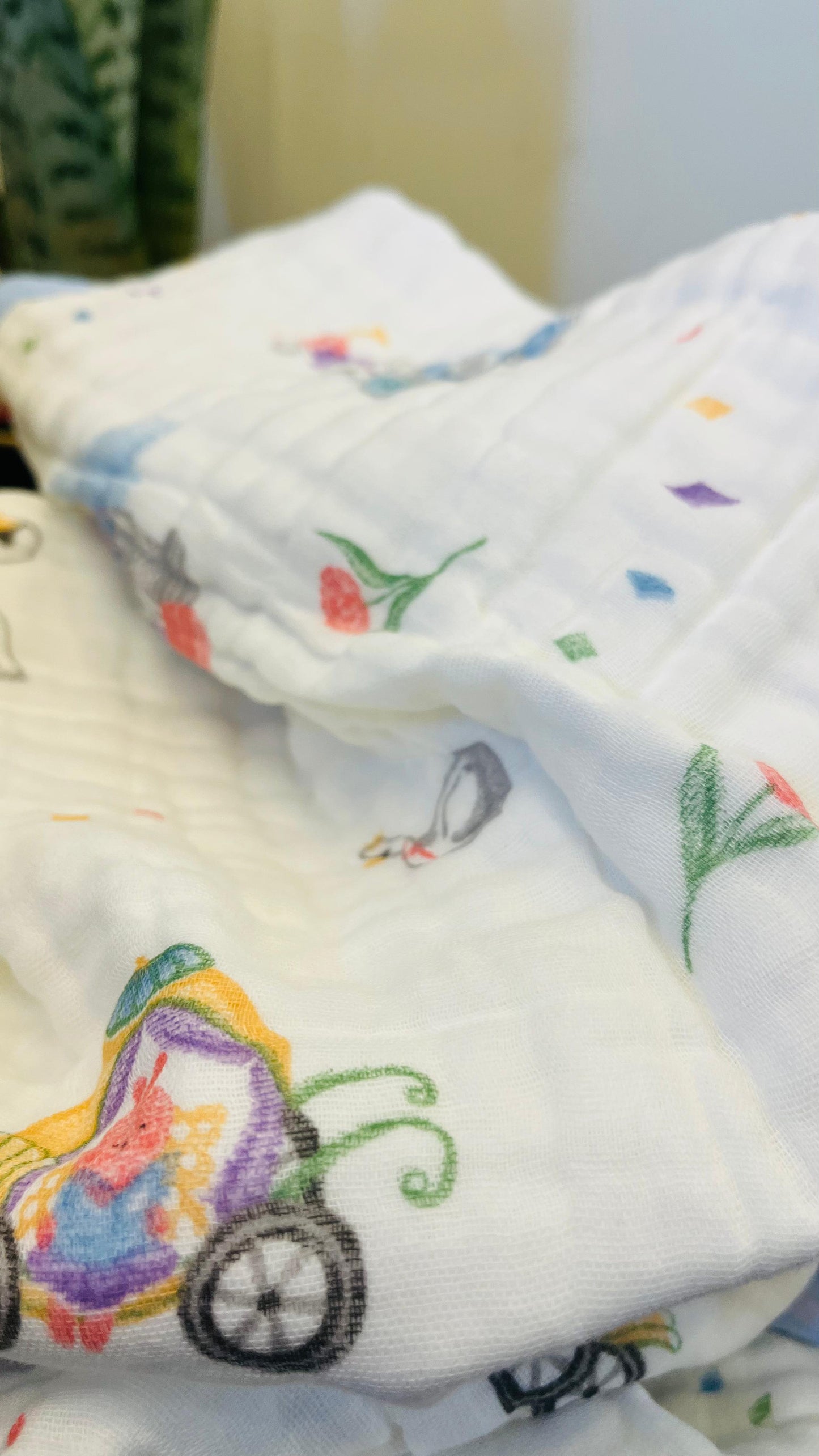 Baby Blanket | Organic Muslin Cotton - 6 Layered | Castle and Cart