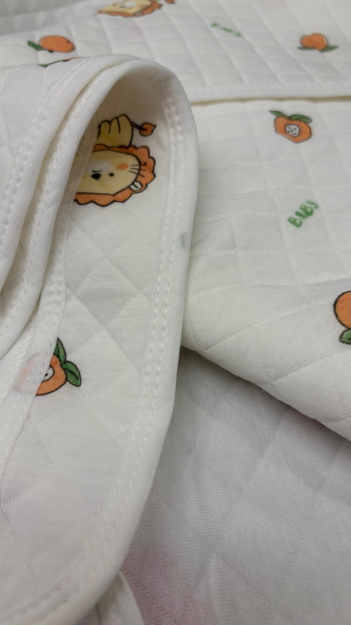 Eco - Muslin Cotton Hooded Blanket cum Towel | Baby Lion | (0 Months to 30 Months)