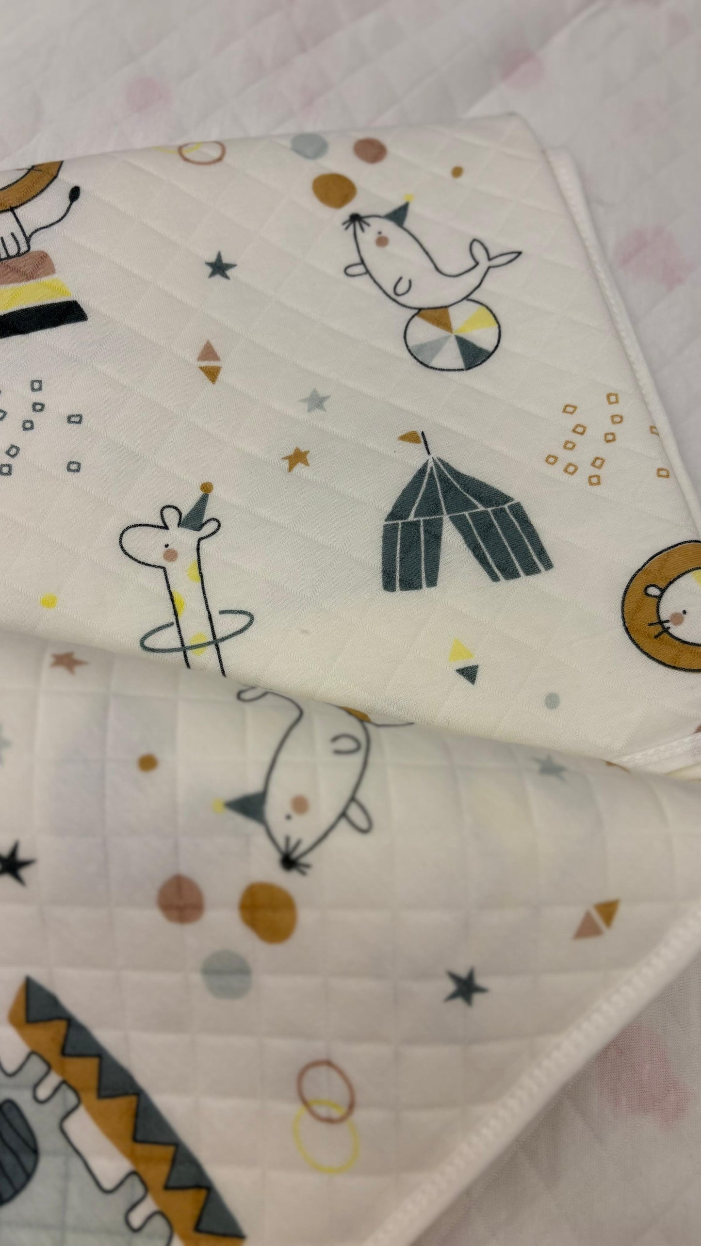 Eco - Muslin Cotton Hooded Blanket cum Towel | Animal Friends | (0 Months to 30 Months)