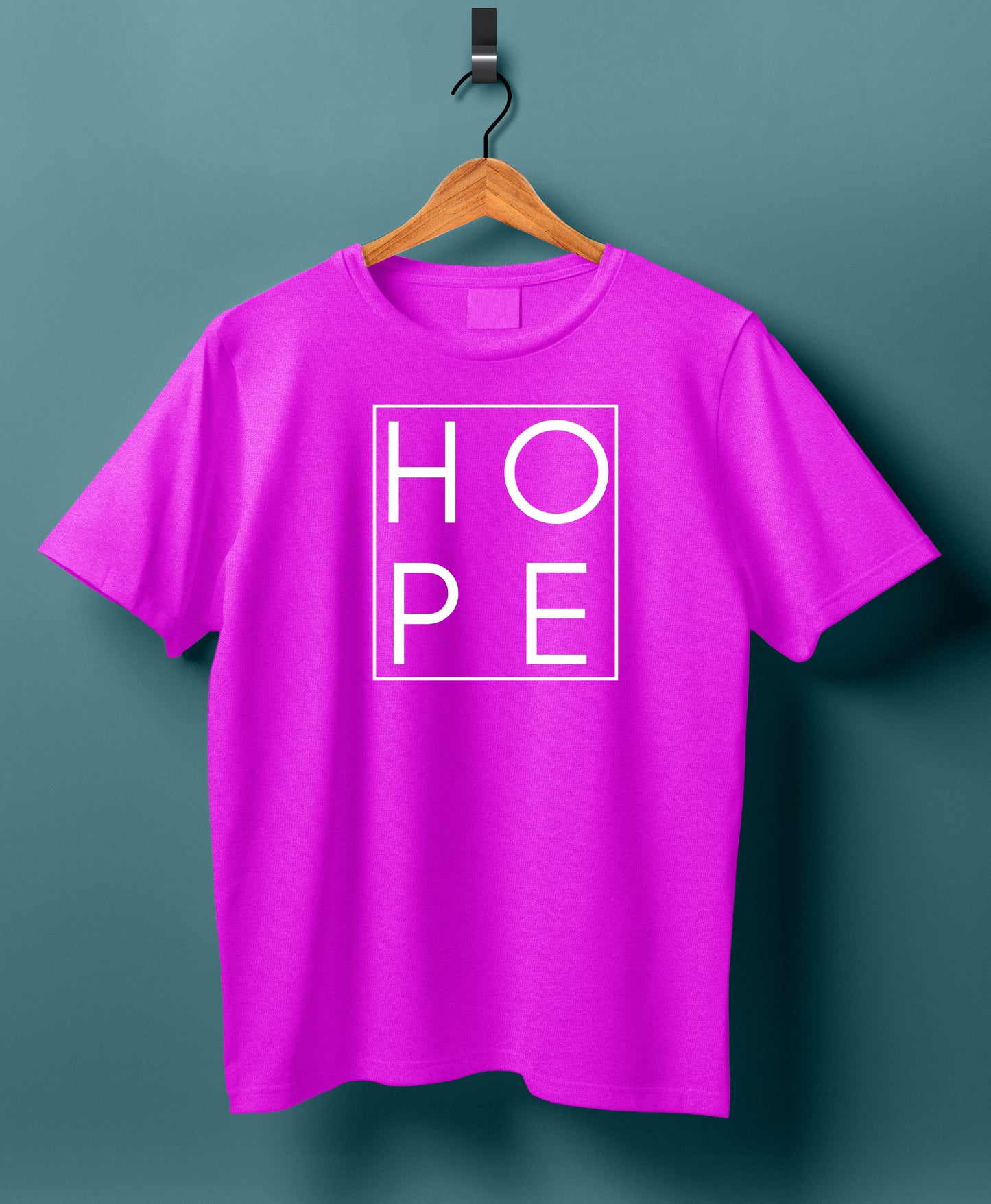 Women Cotton T-Shirt - H O P E