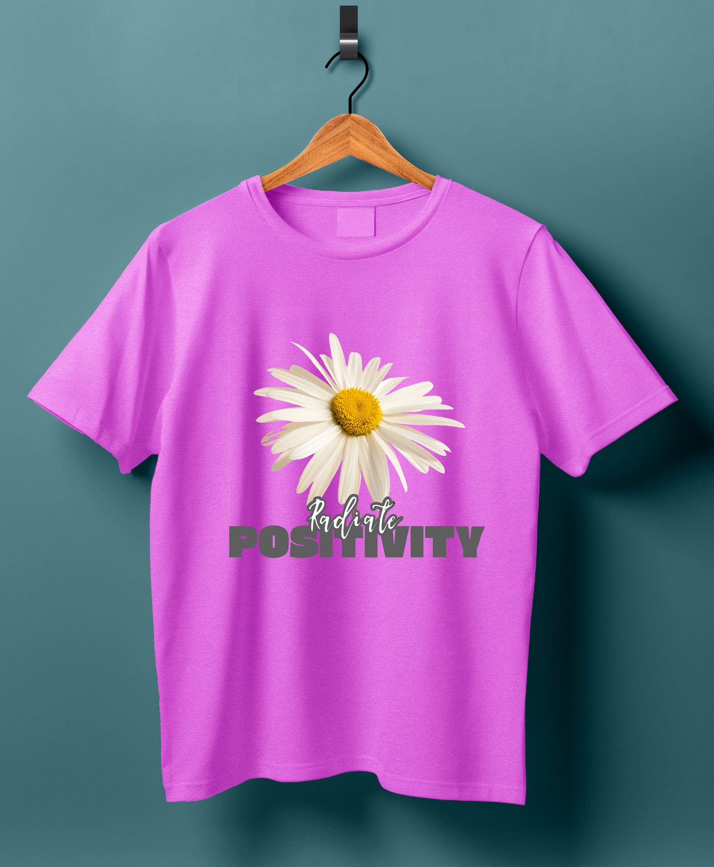 Women Cotton T-Shirt - Radiate Positivity