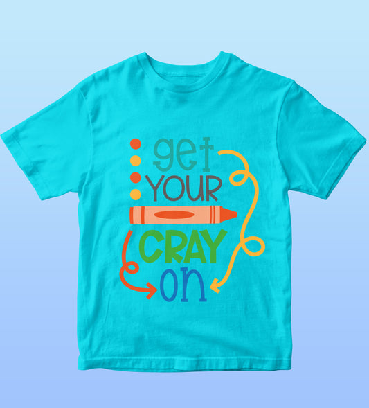 Kids T-Shirt - Cray-on (Unisex)