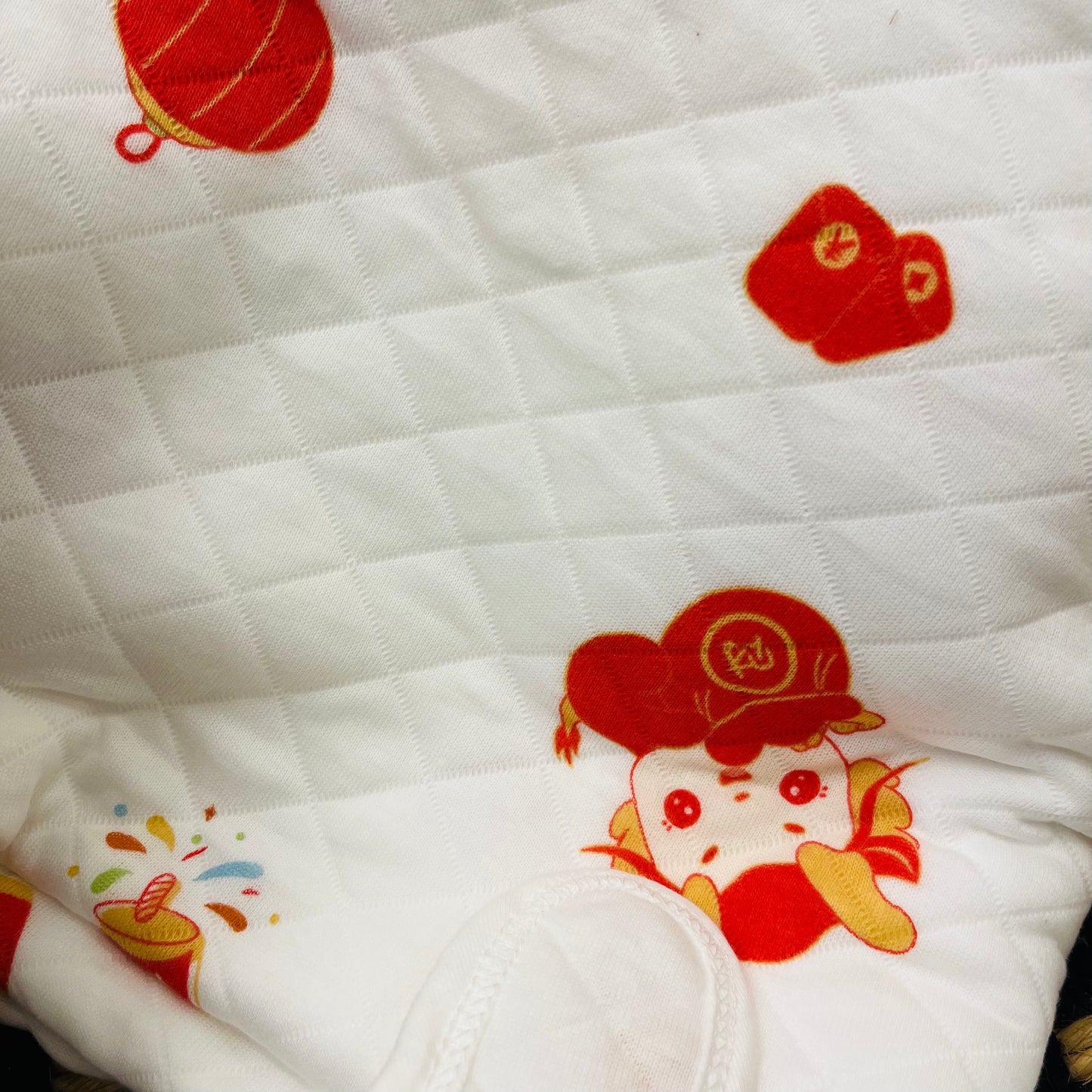 Eco - Muslin Cotton Hooded Blanket cum Towel | Miffy Bear & Japanese | (0 Months to 30 Months)